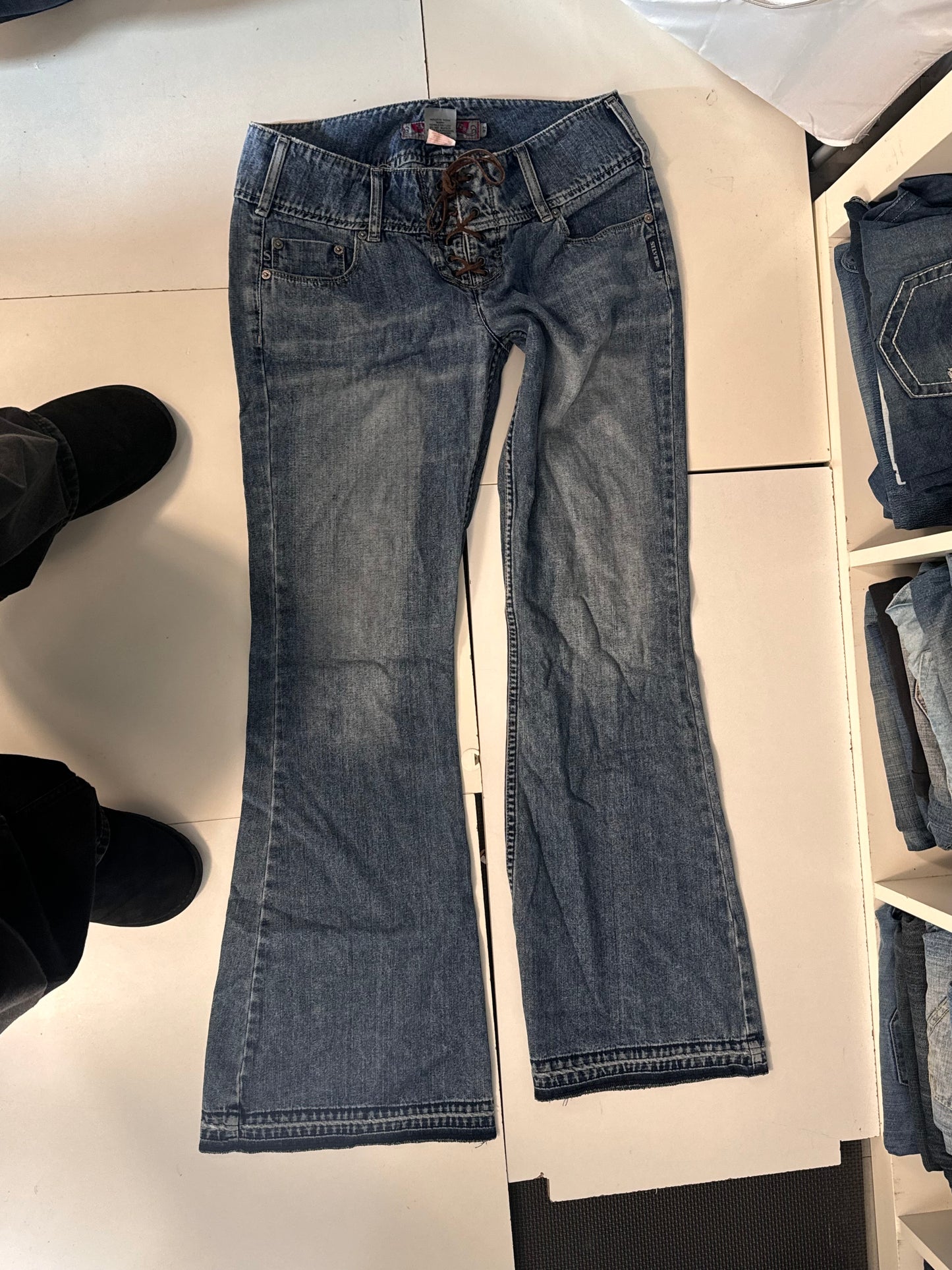 Lågmidjade jeans stl: M