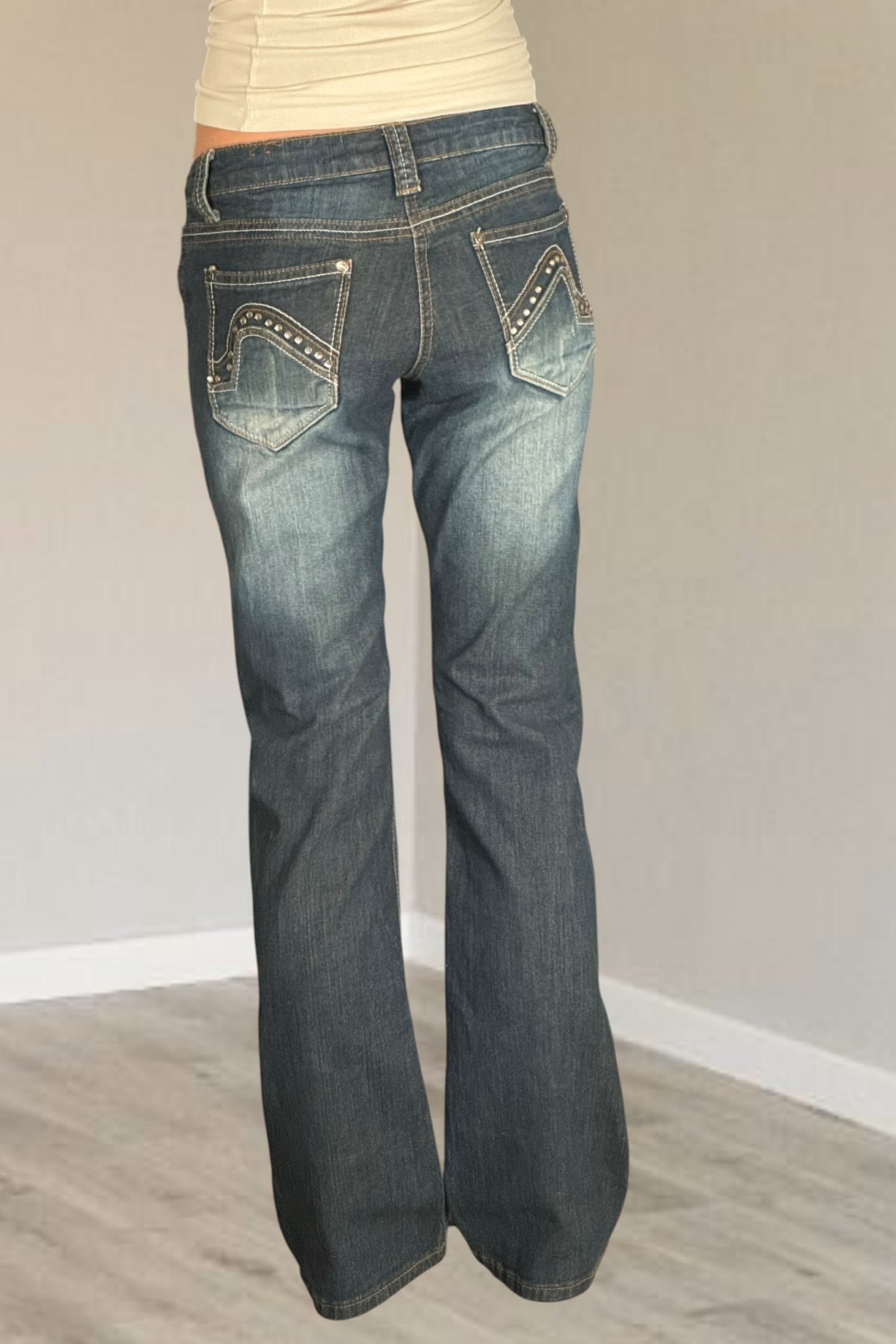 Lågmidjade jeans stl: XS
