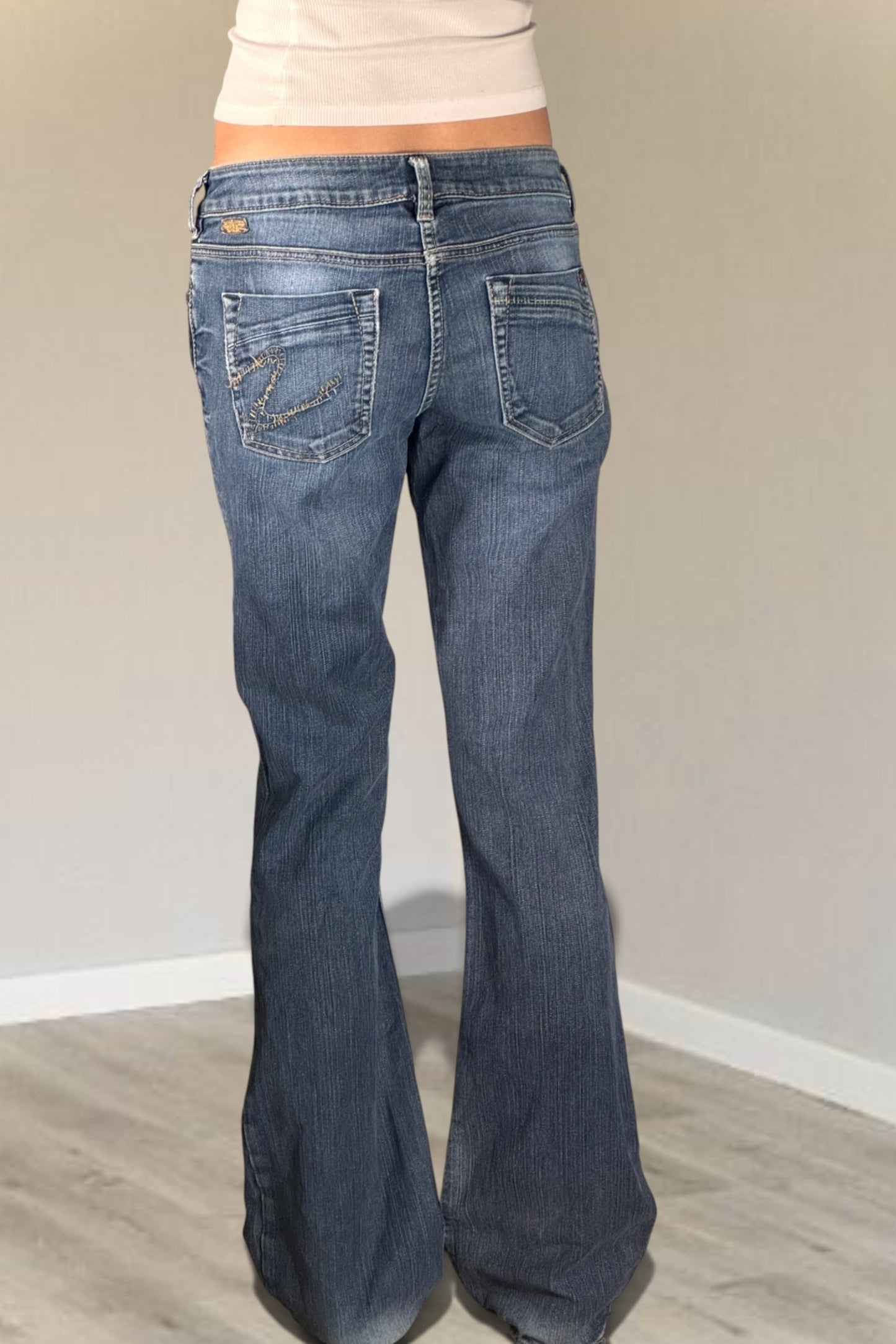 Lågmidjade jeans stl: S