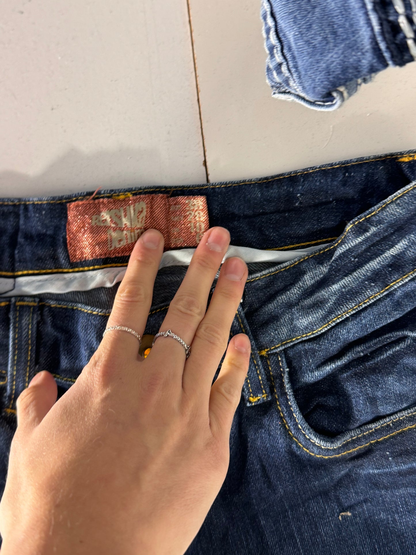 Lågmidjade jeans stl: XS/S