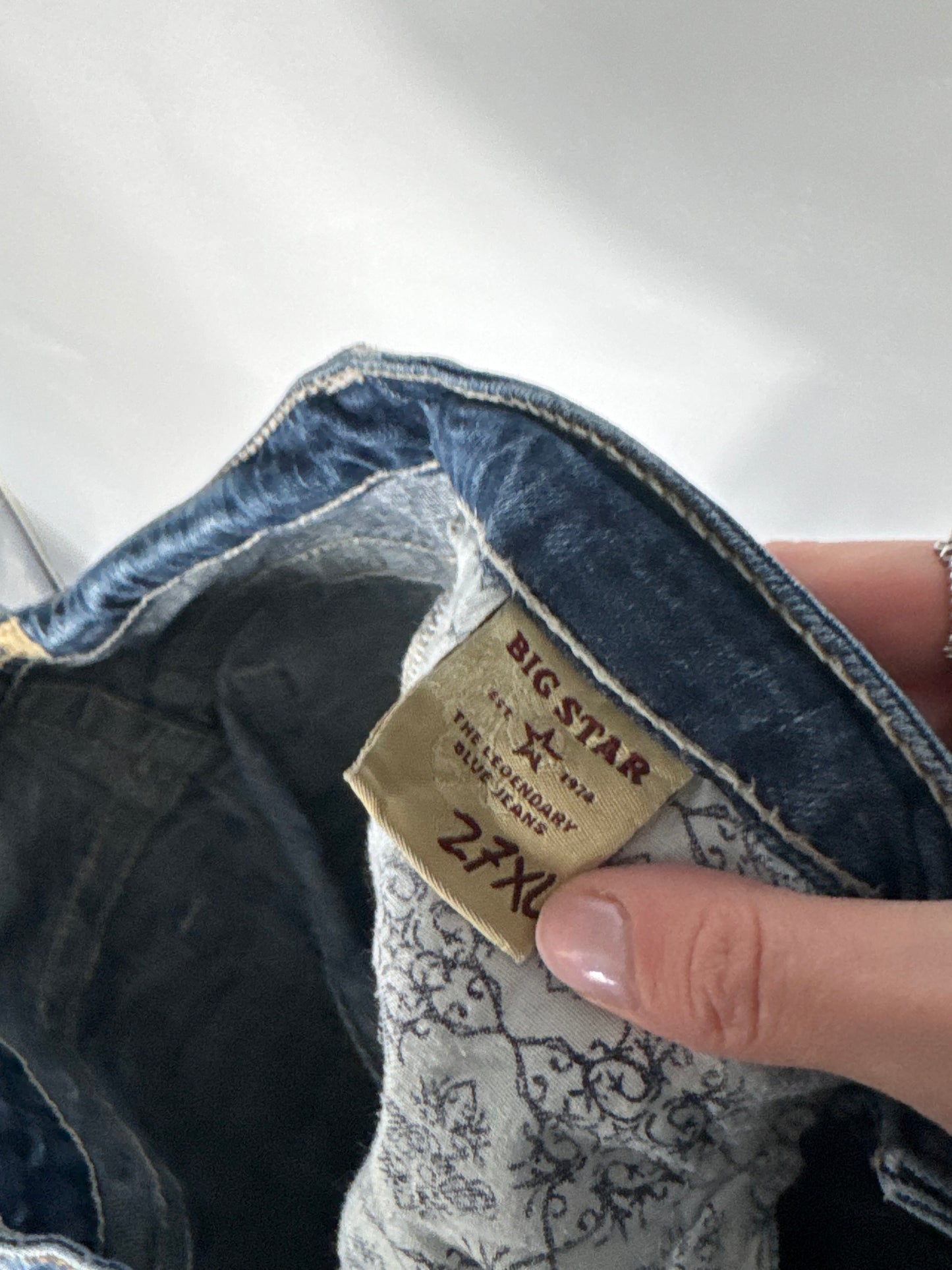 Lågmidjade jeans stl: S