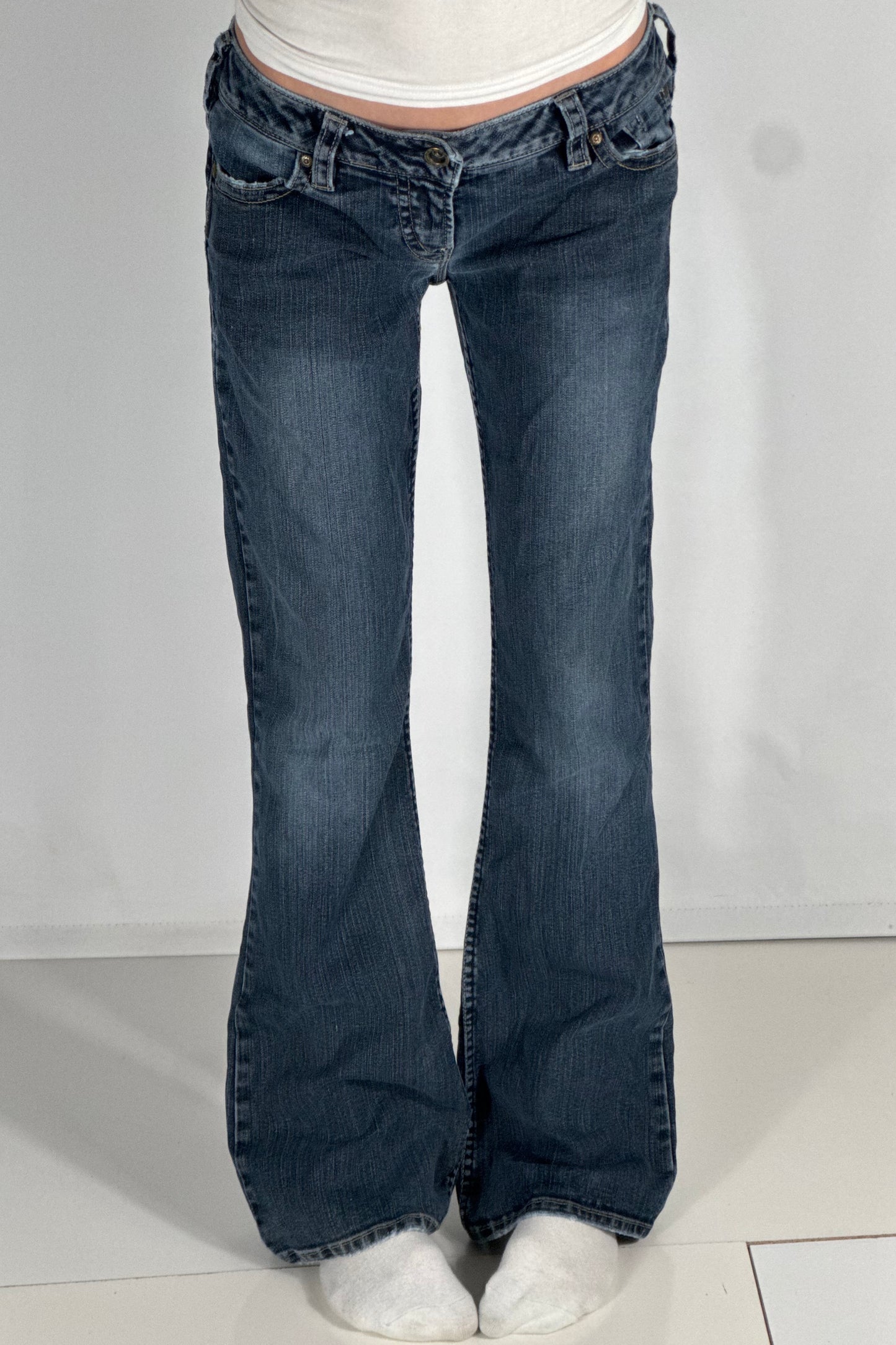 Lågmidjade jeans stl: S/M