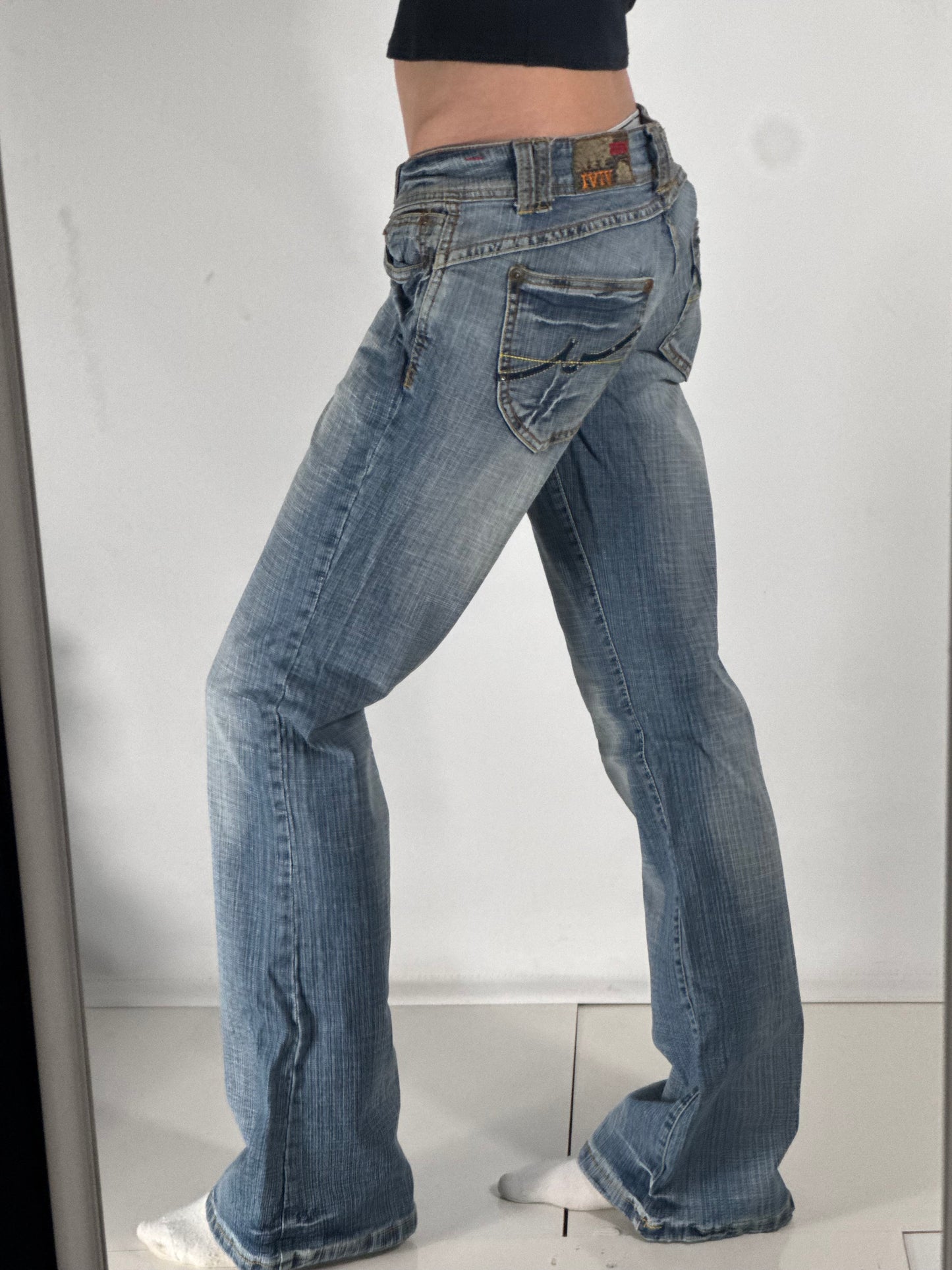 Lågmidjade jeans stl: S