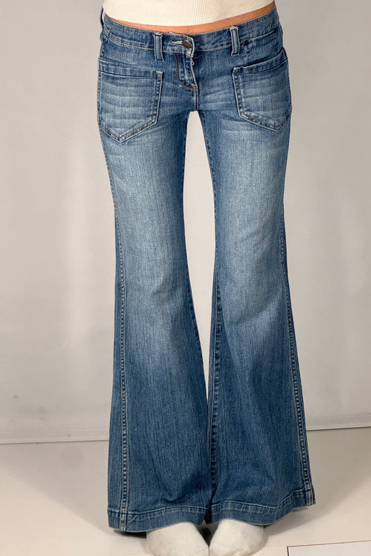 Lågmidjade jeans stl: XS