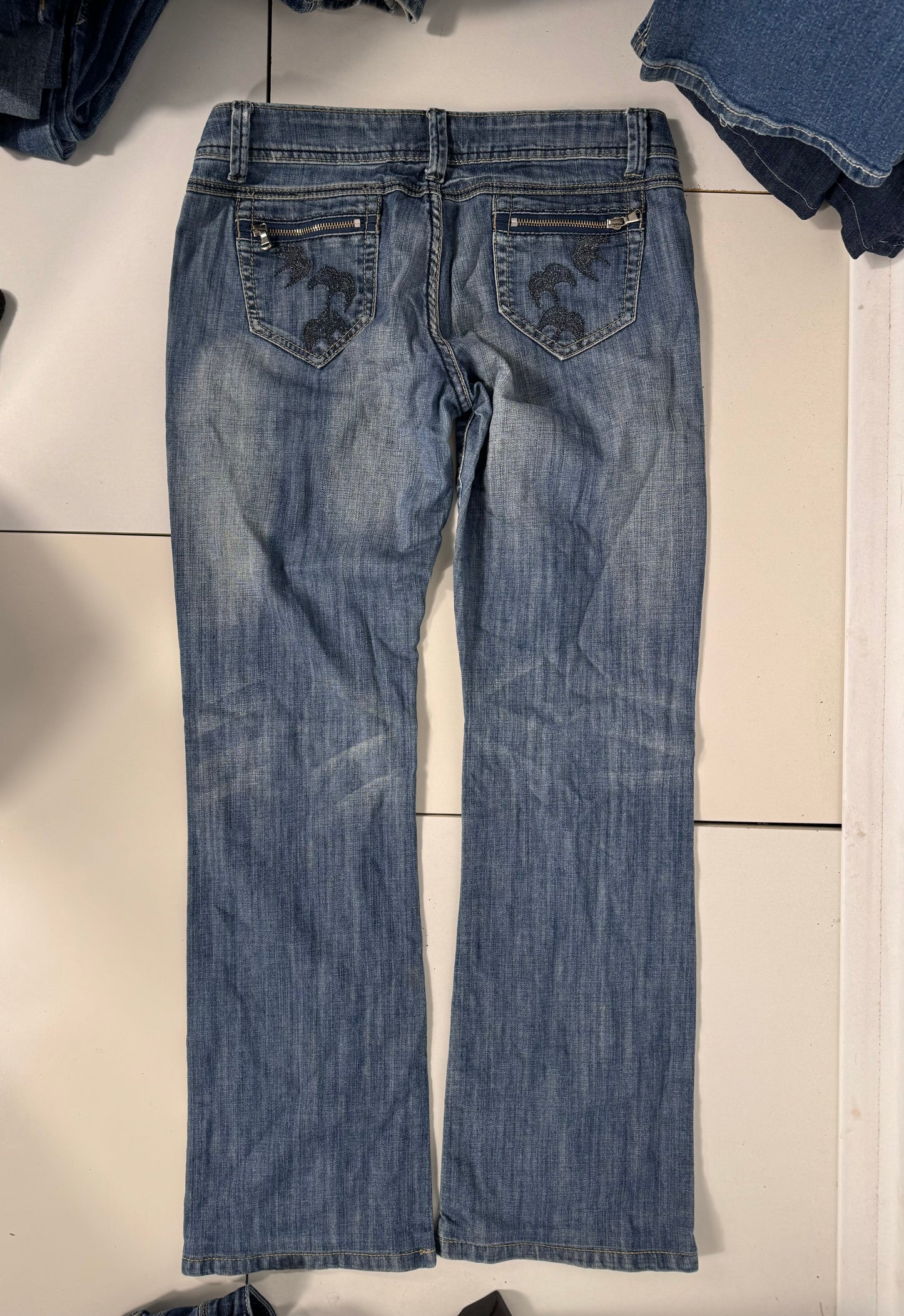 Lågmidjade jeans stl: S