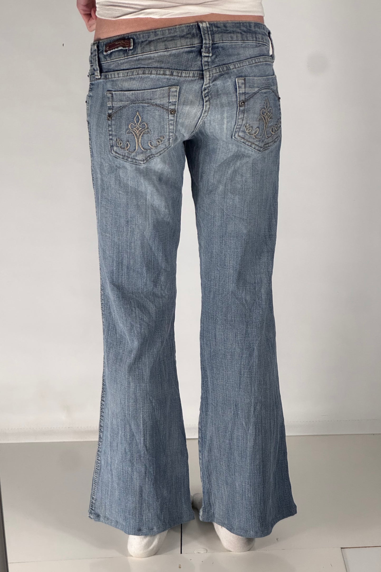 Lågmidjade jeans stl: S