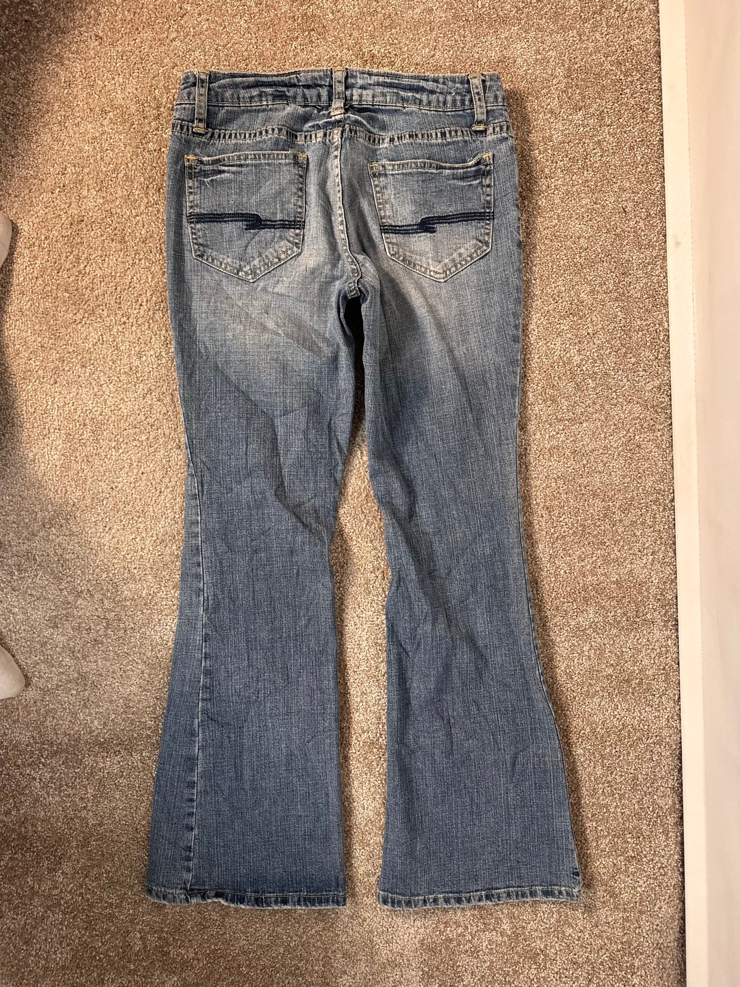 Lavmidede jeans str: XXS