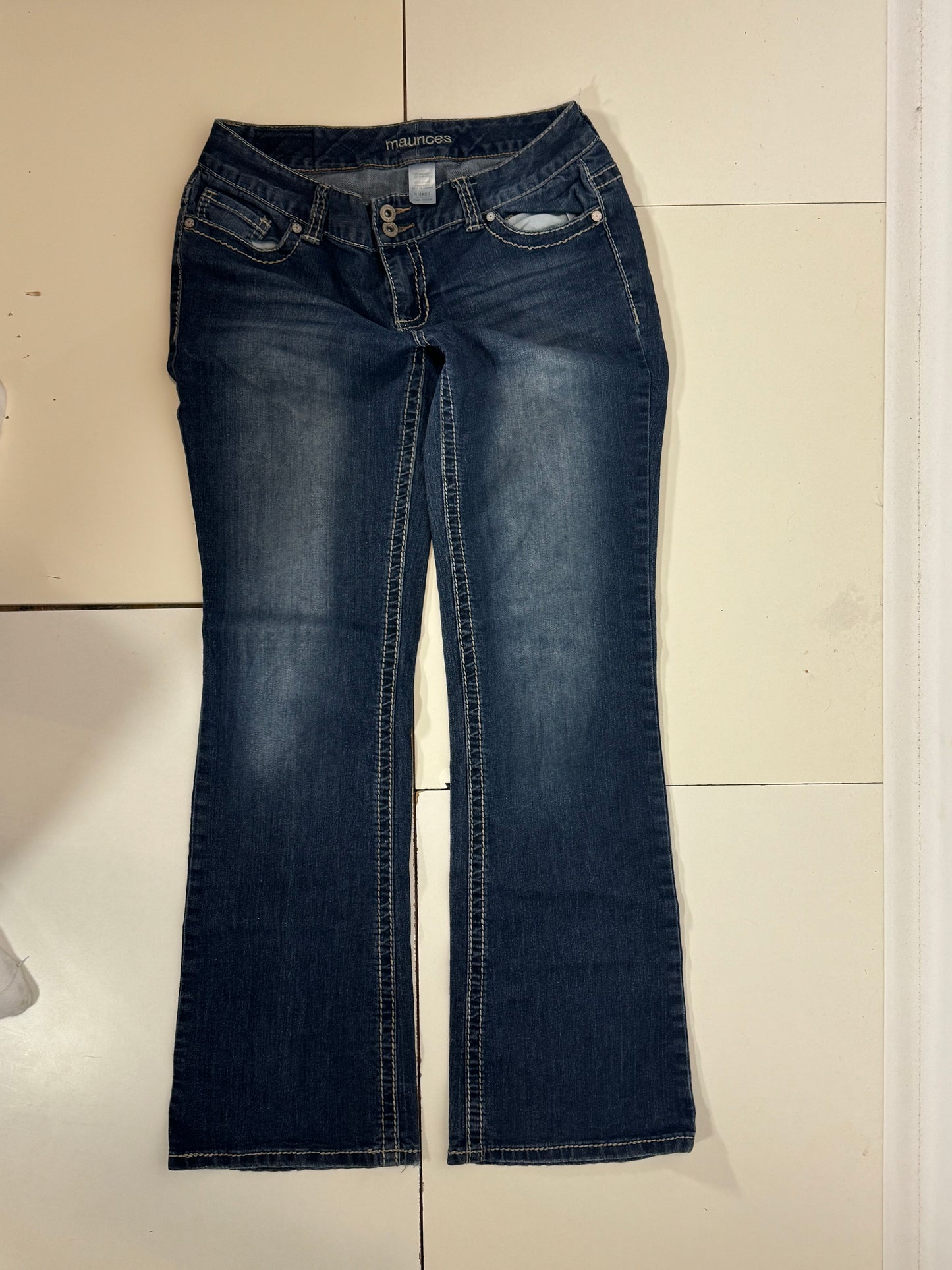 Lågmidjade jeans stl: M