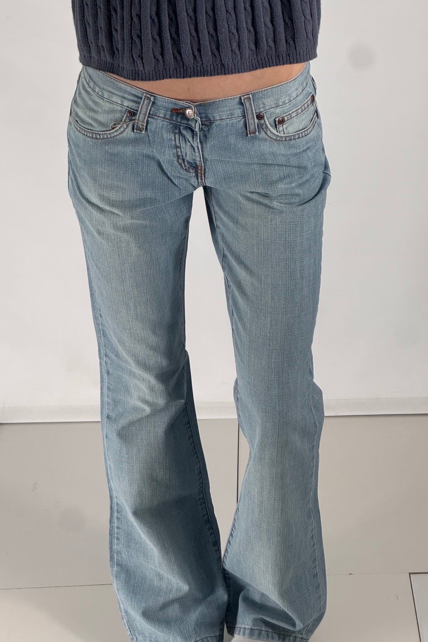 Lågmidjade jeans stl: S/M