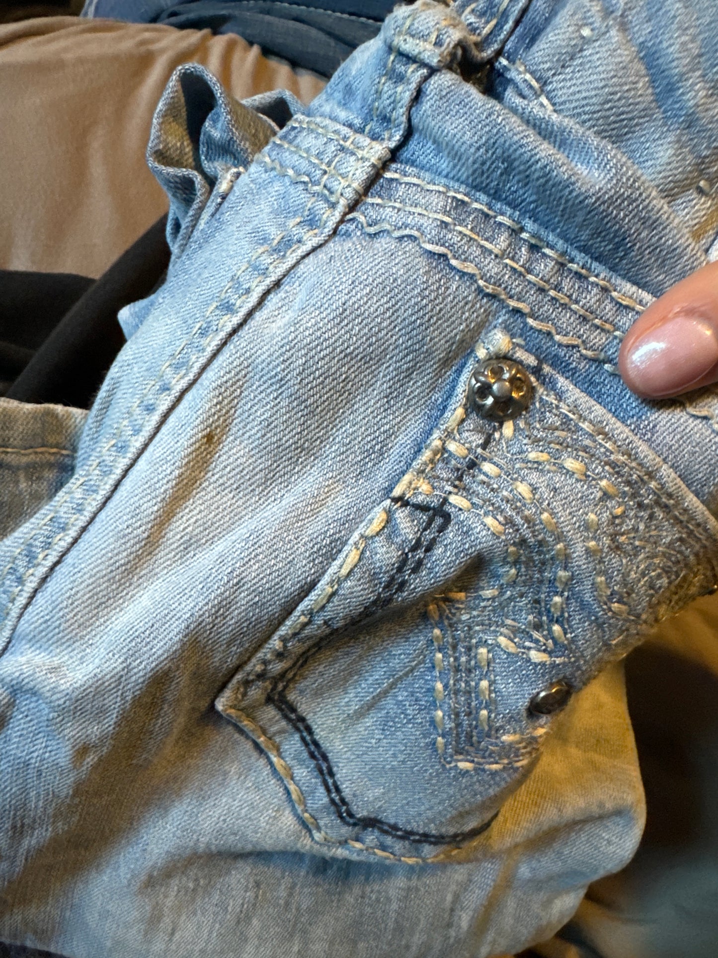 Lågmidjade jeans stl: XS