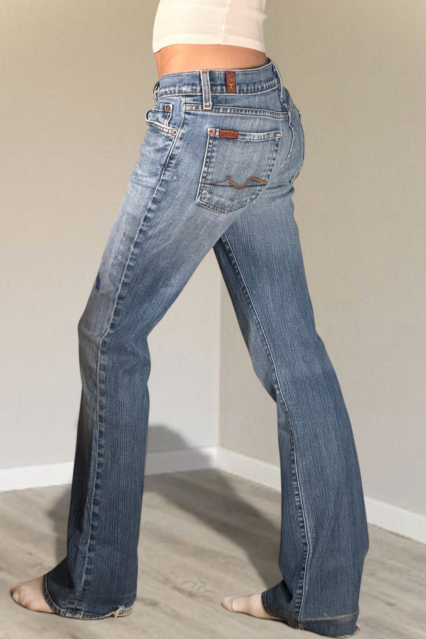 Lågmidjade jeans stl: XS