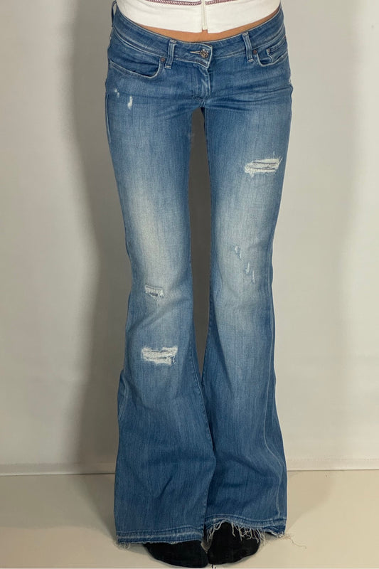Lågmidjade jeans stl: S