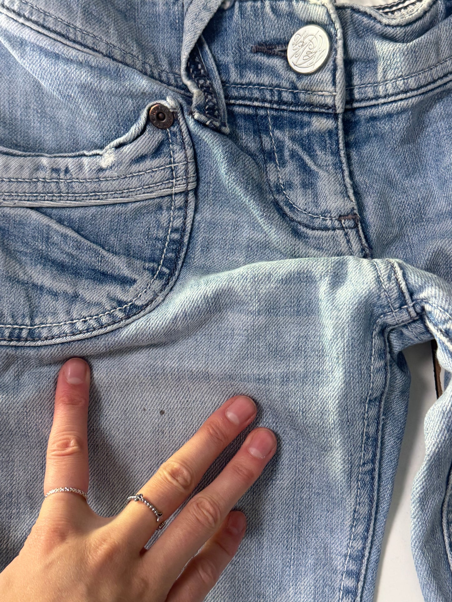 Lågmidjade jeans stl: XS