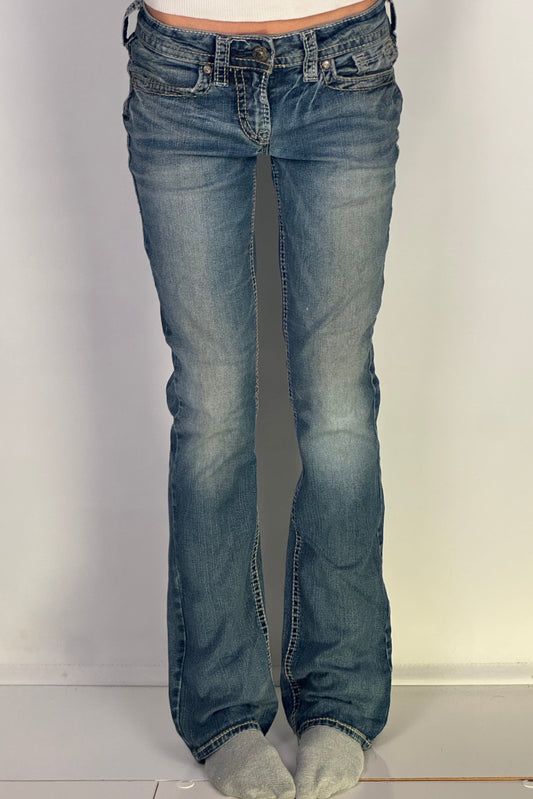Lågmidjade jeans stl: S