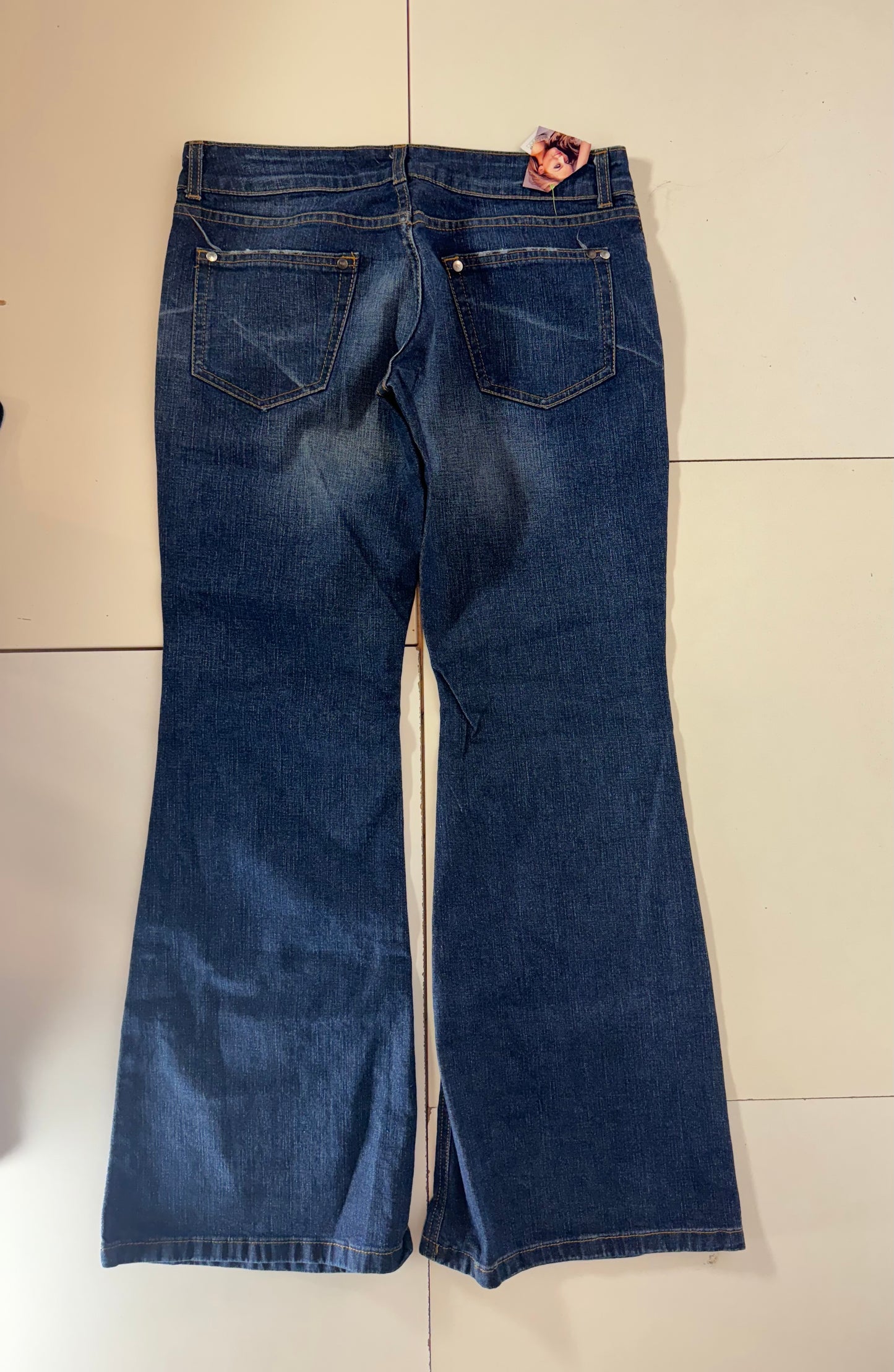 Lågmidjade jeans–stl: S/M