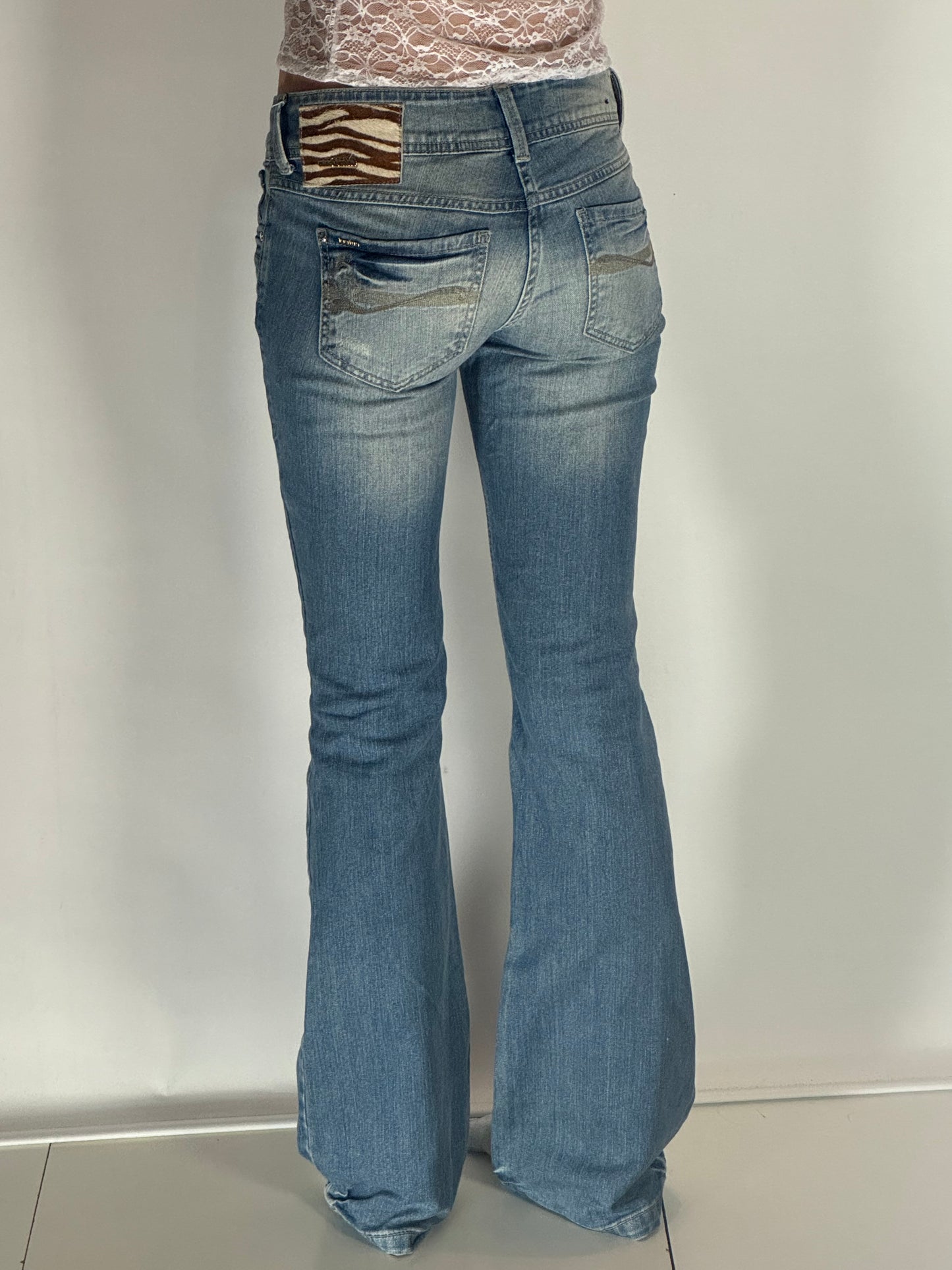 Lågmidjade jeans stl: S