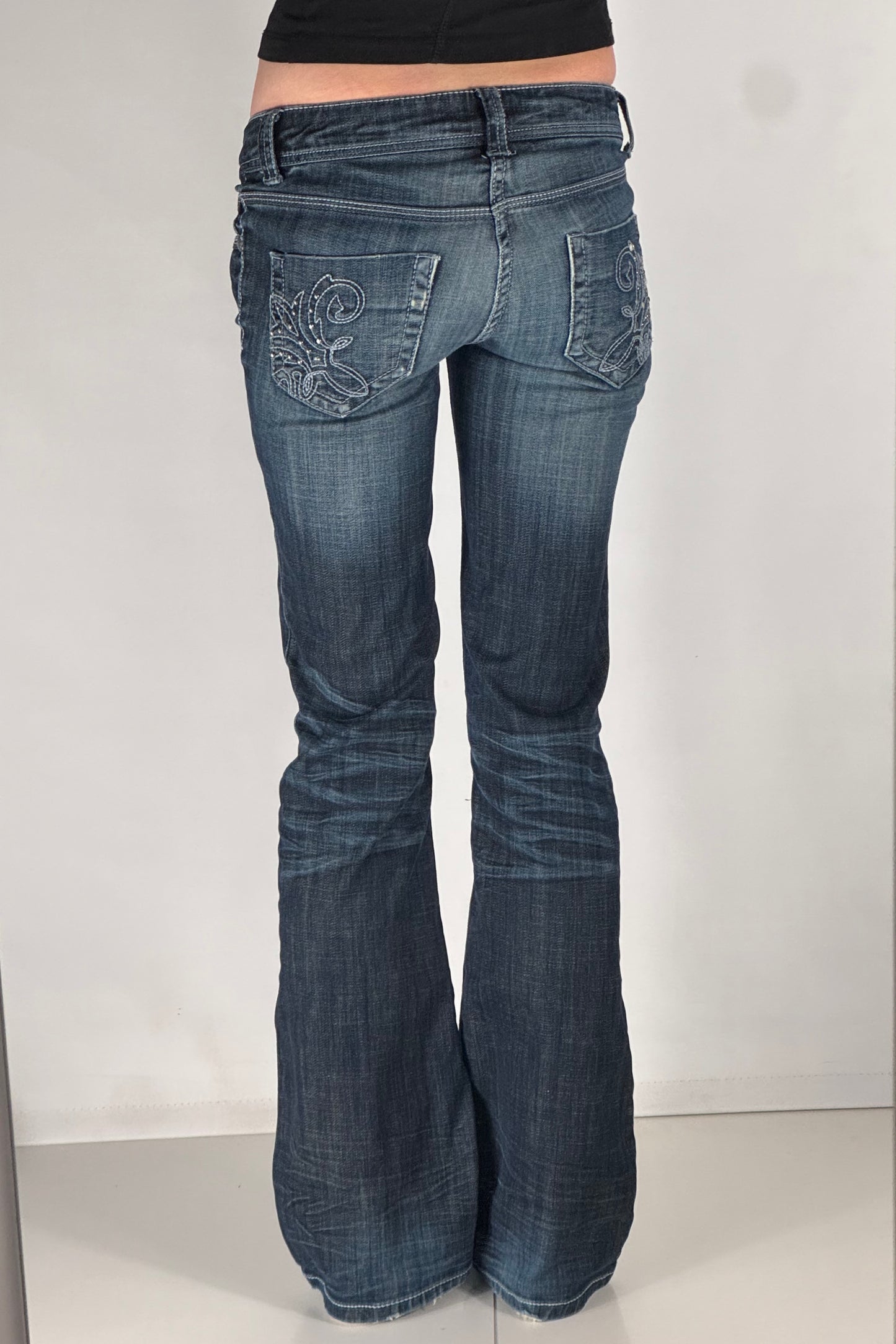 Lågmidjade jeans stl: XS