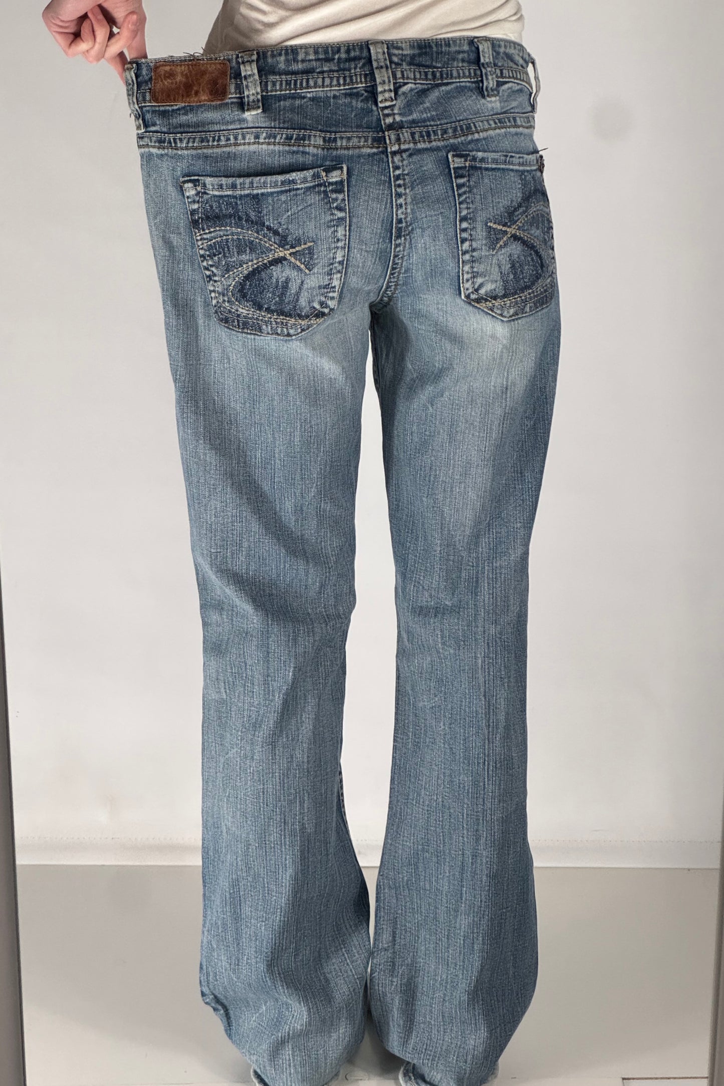 Lågmidjade jeans stl: M