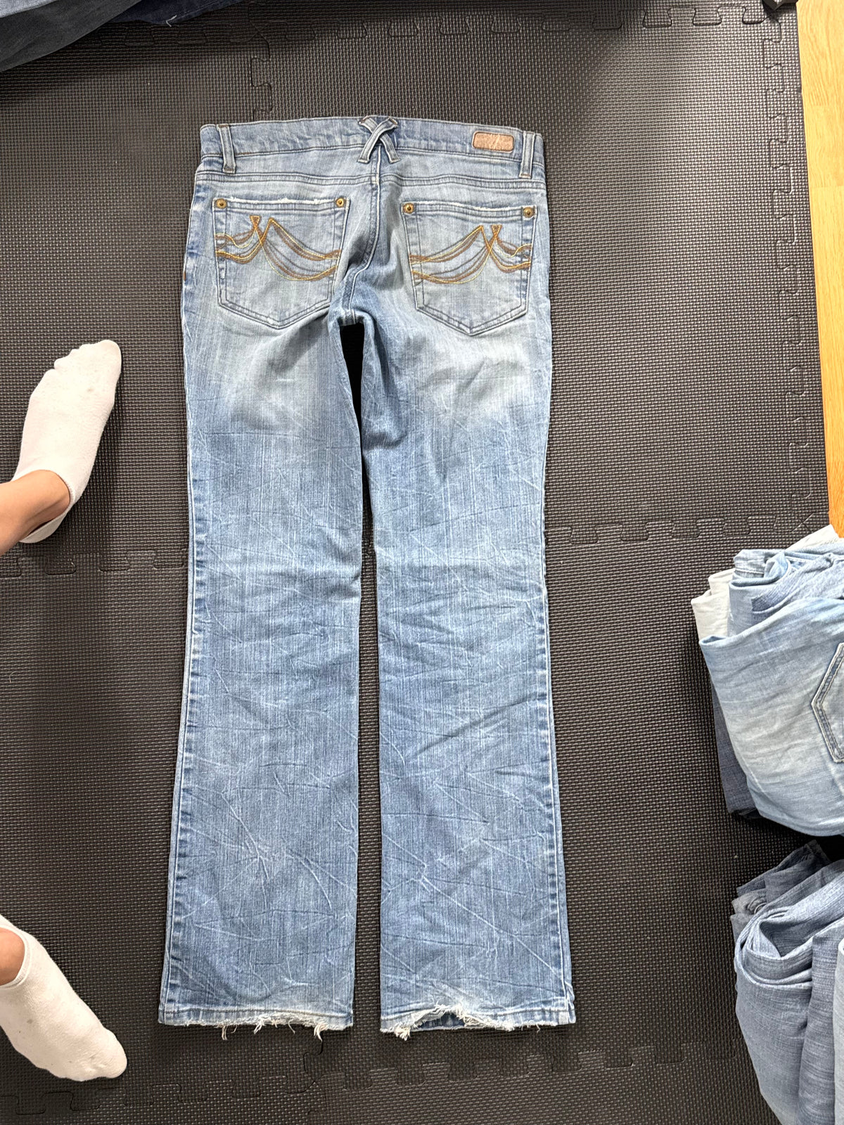 Lågmidjade jeans stl: S/M