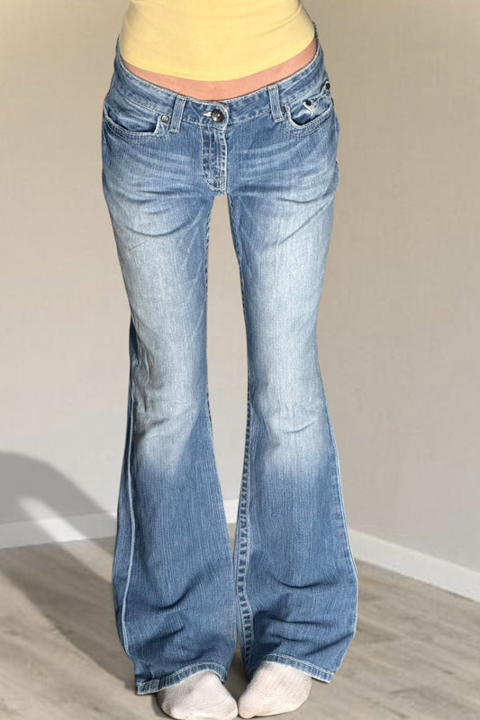Lågmidjade jeans stl: S