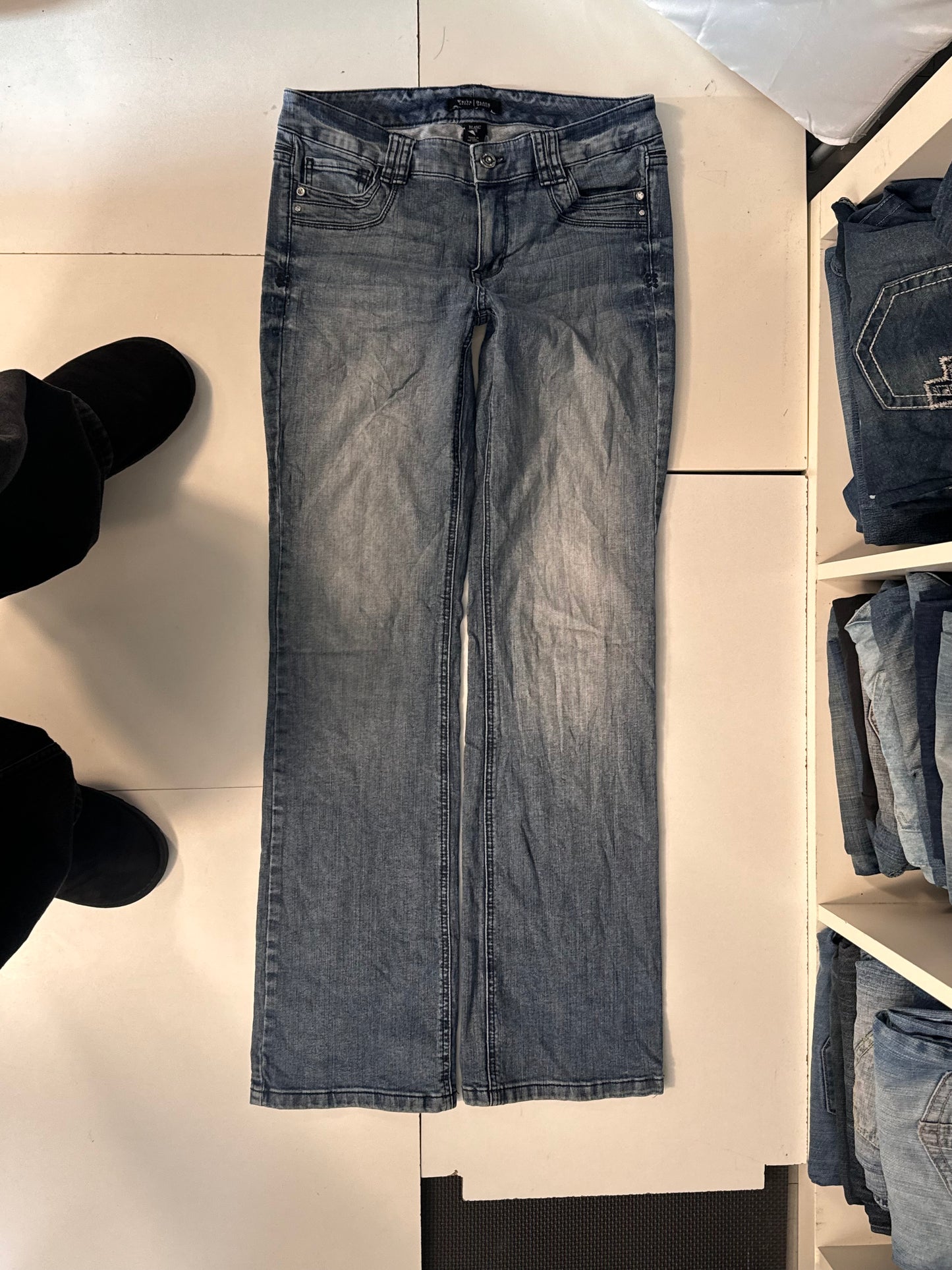 Lågmidjade jeans stl: S