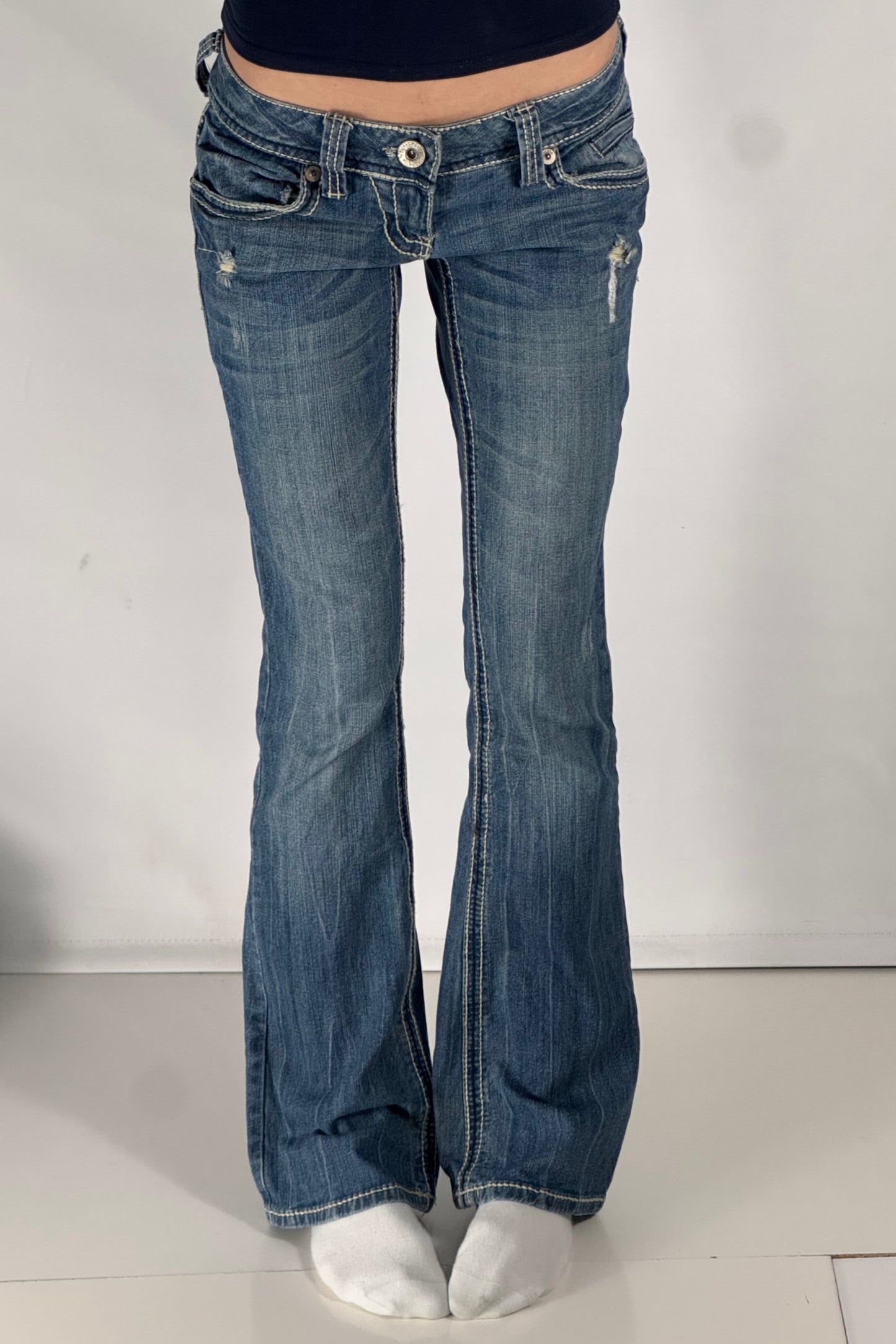 Lågmidjade jeans stl: XS