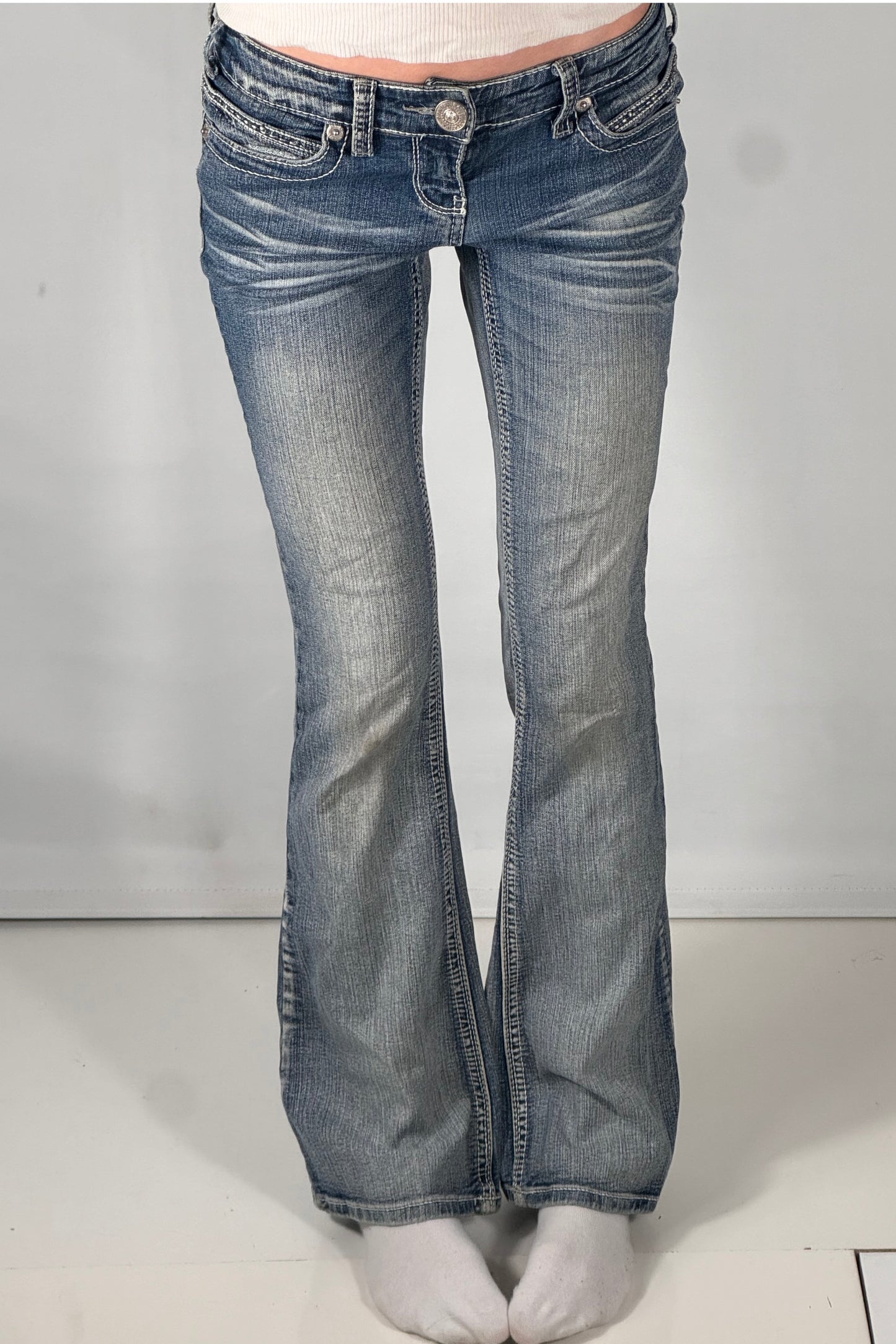 Lågmidjade jeans stl: XS