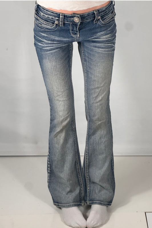Lavlivede jeans str: XS