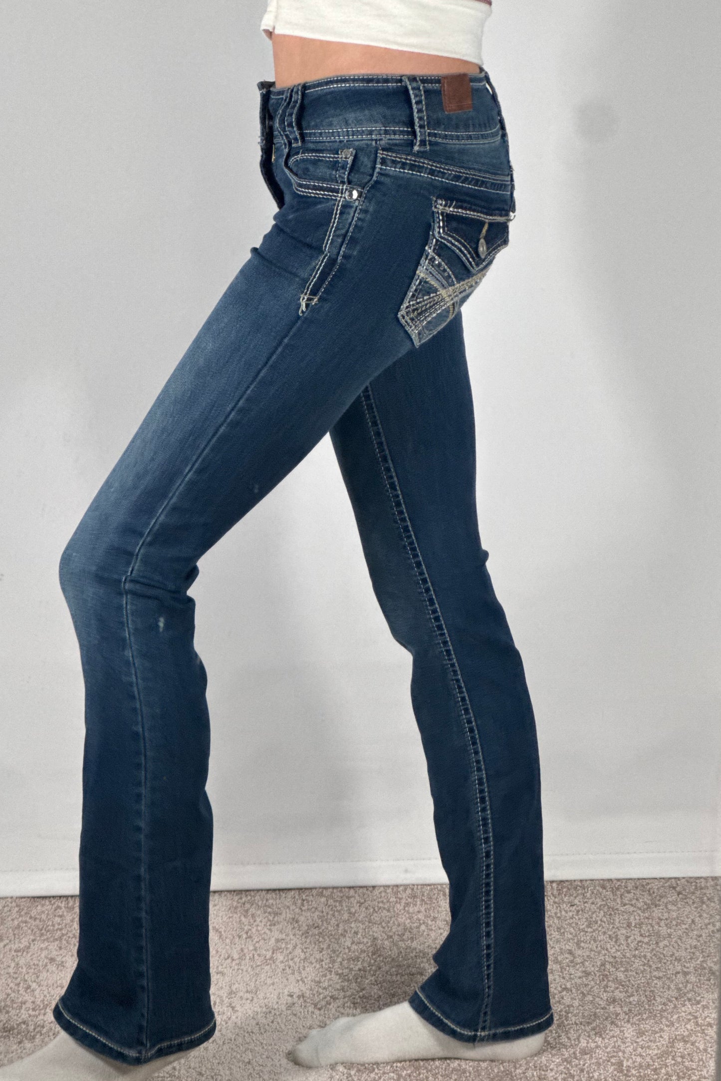 Lågmidjade jeans stl: XXS