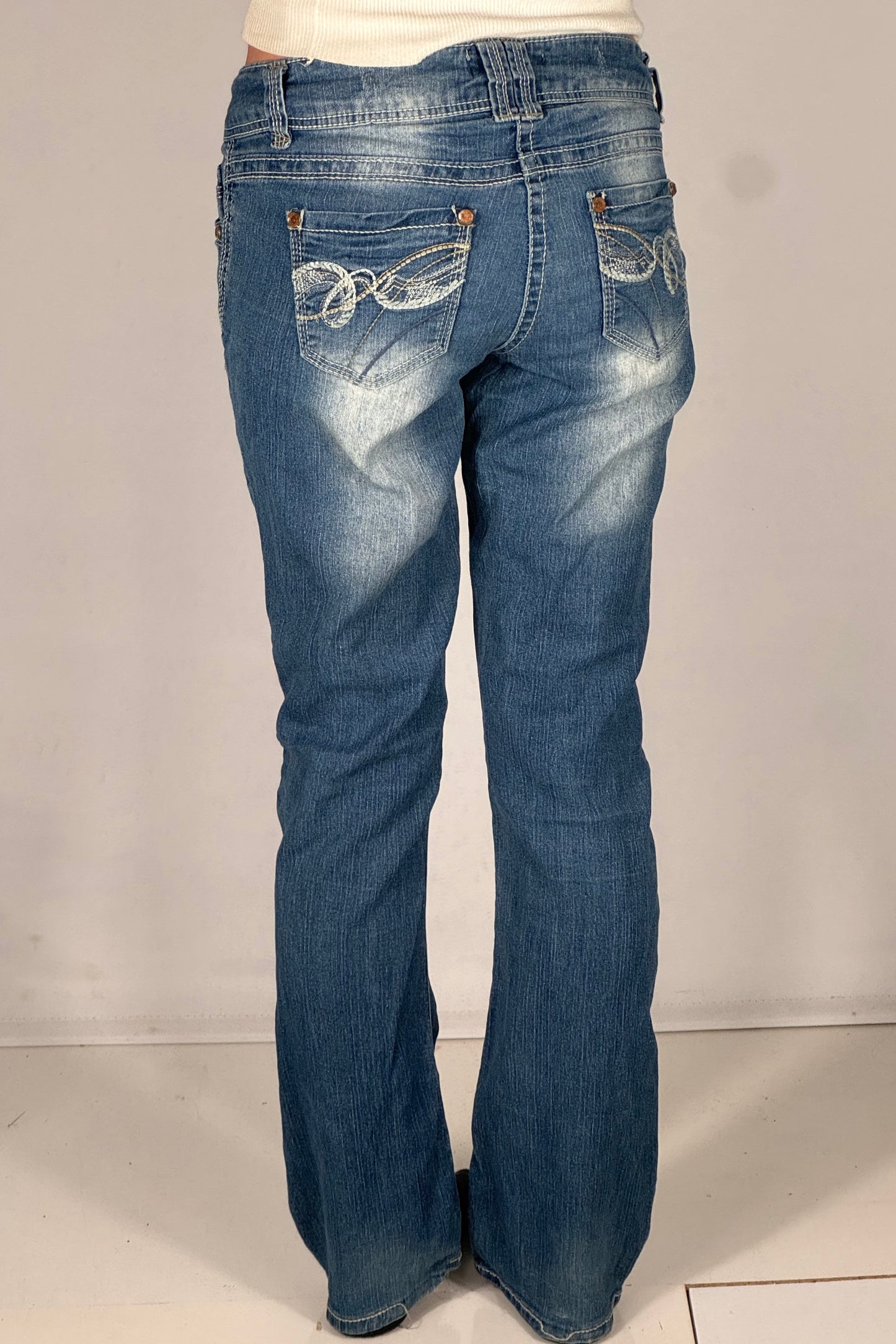 Lågmidjade jeans stl: S