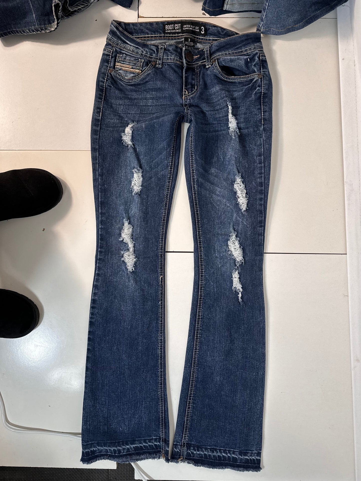 Lågmidjade jeans stl: XS