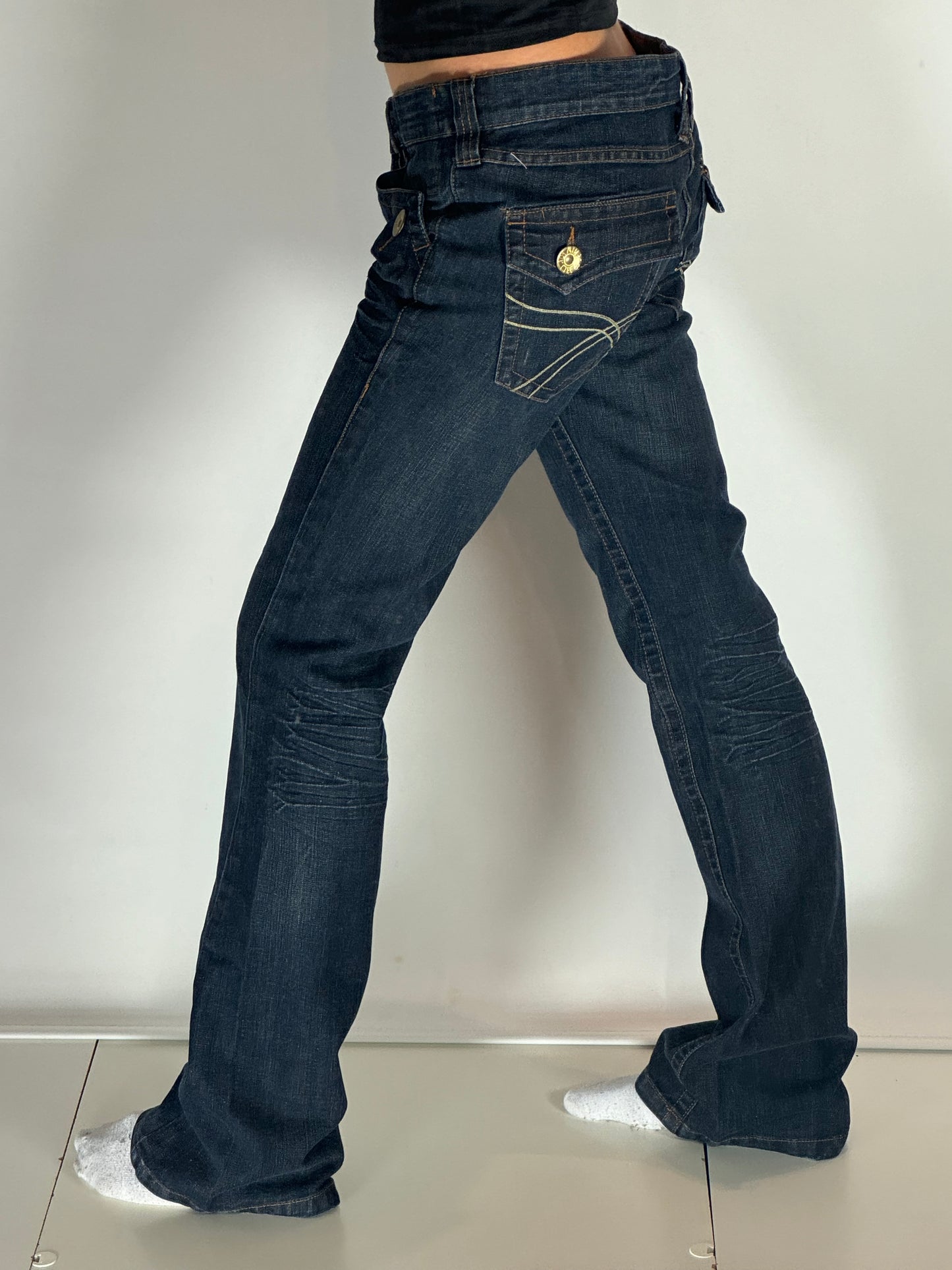 Lågmidjade jeans stl: M