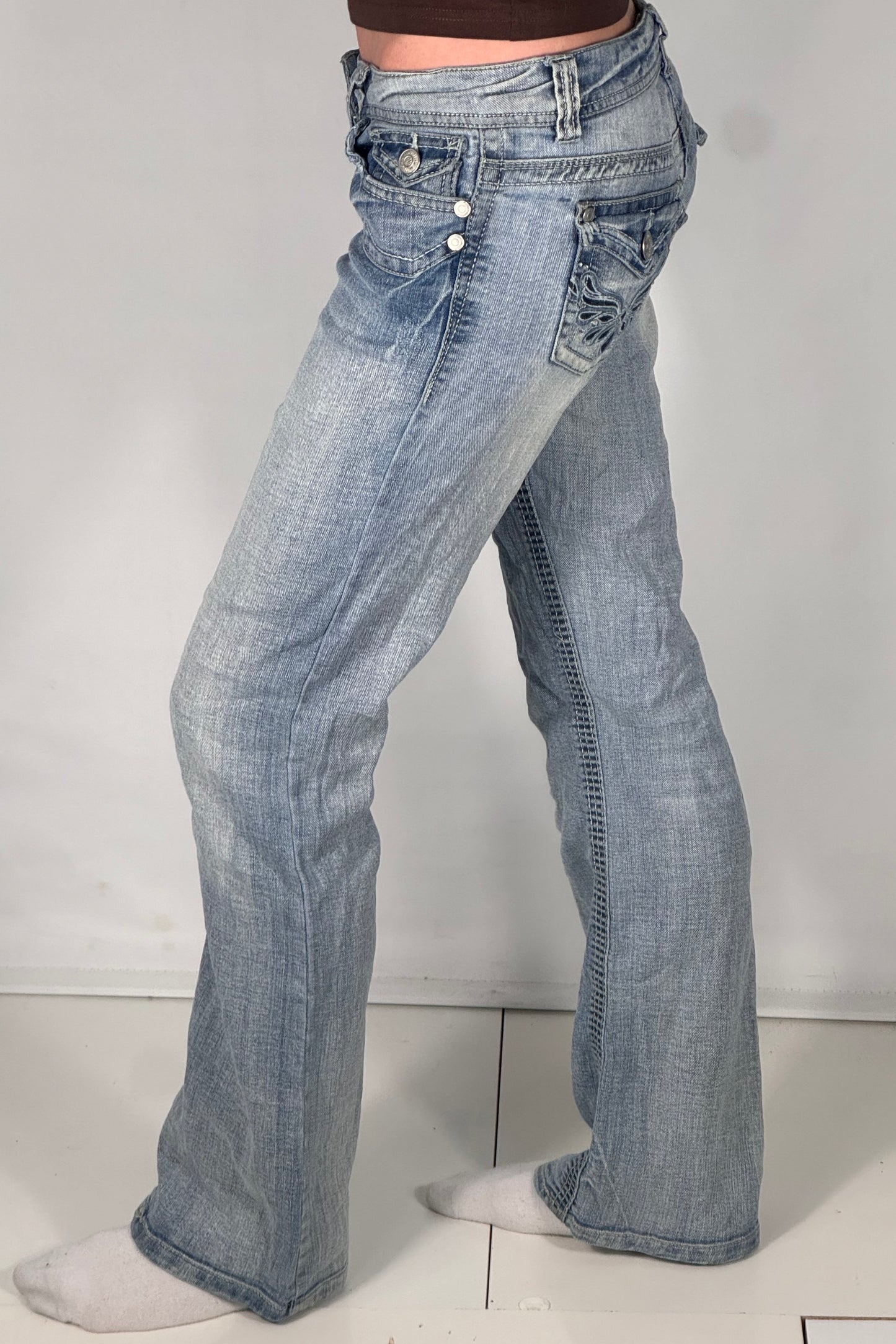 Lågmidjade jeans stl: XS/S