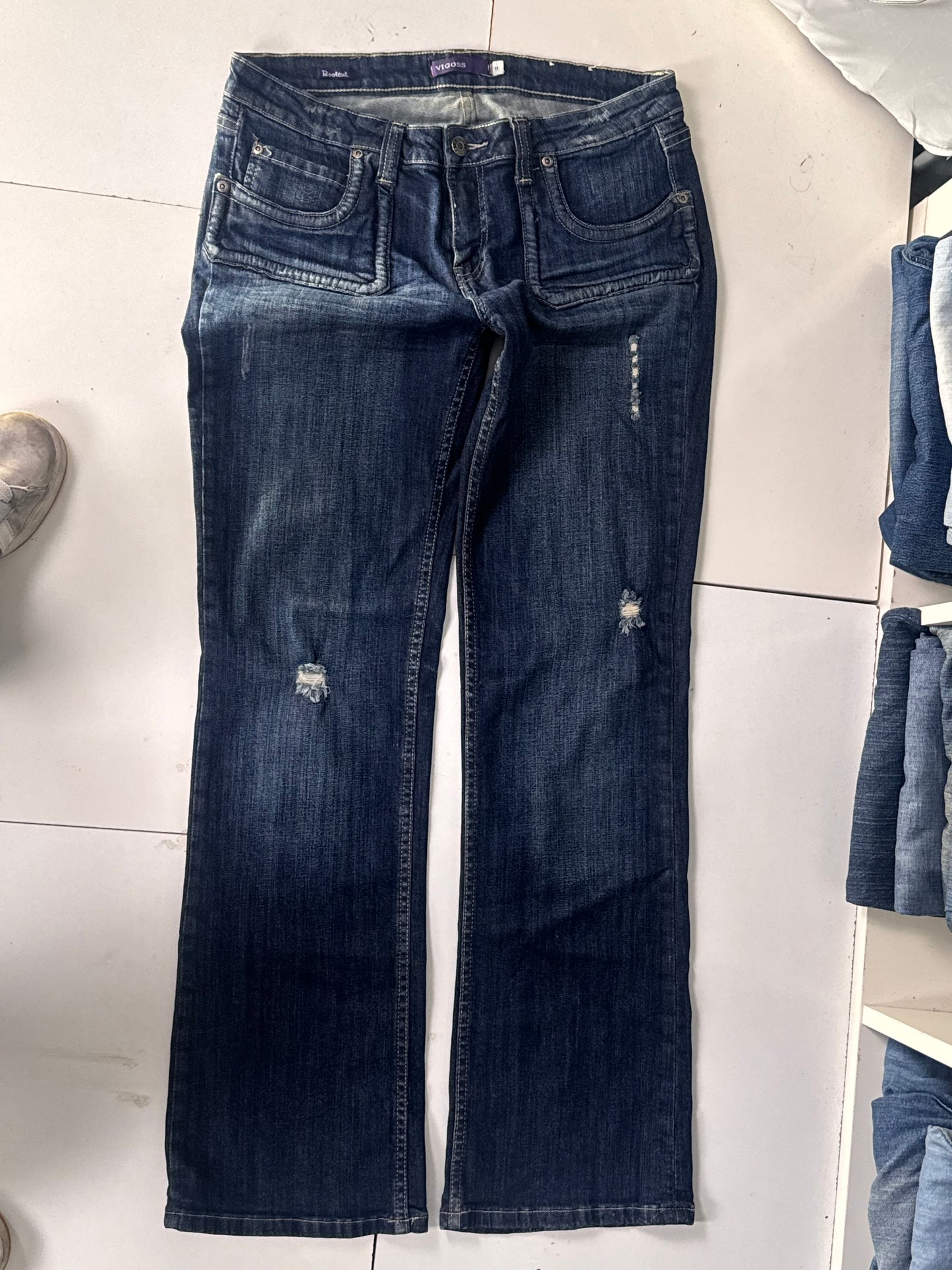 Lågmidjade jeans stl: M