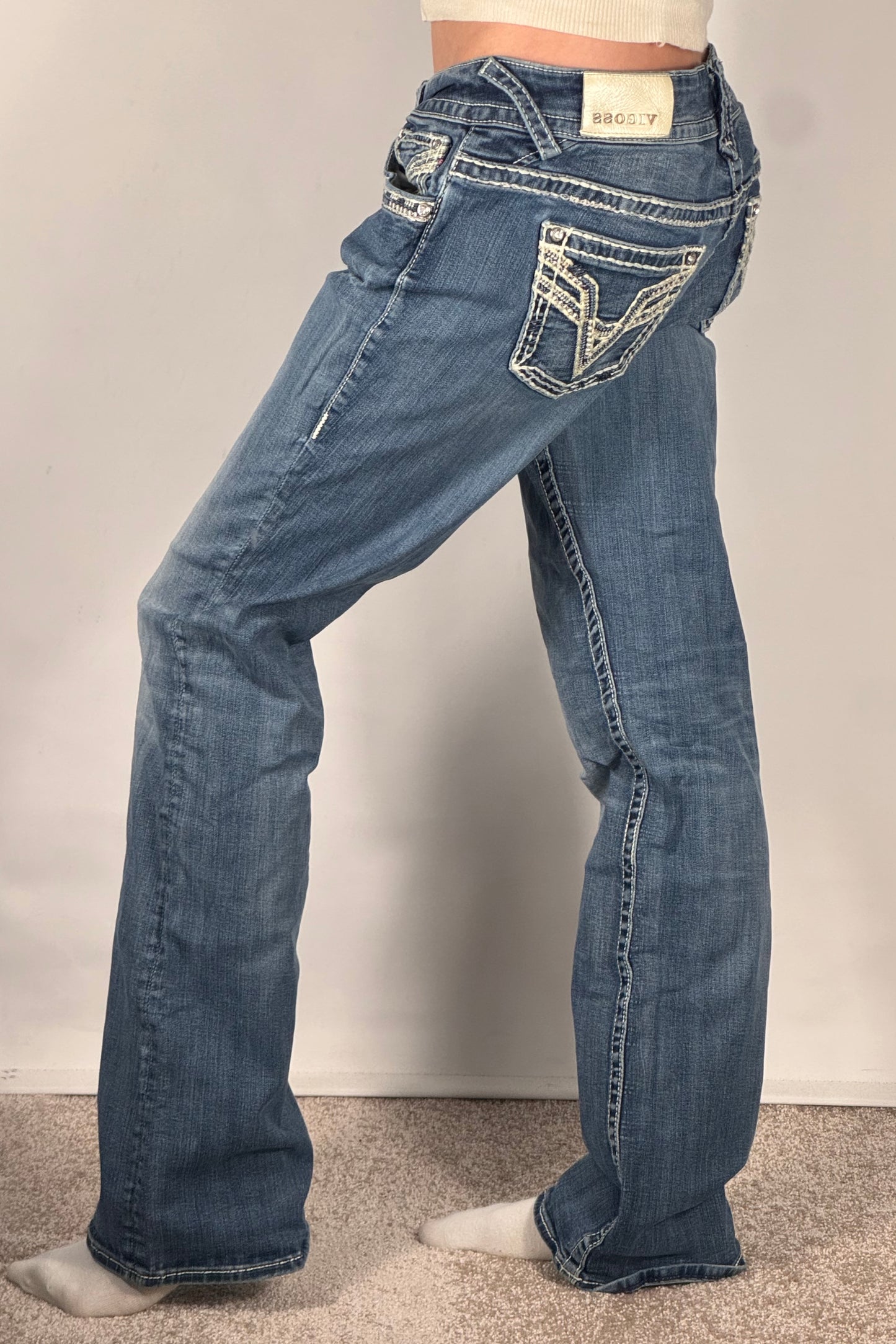 Lågmidjade jeans stl: L