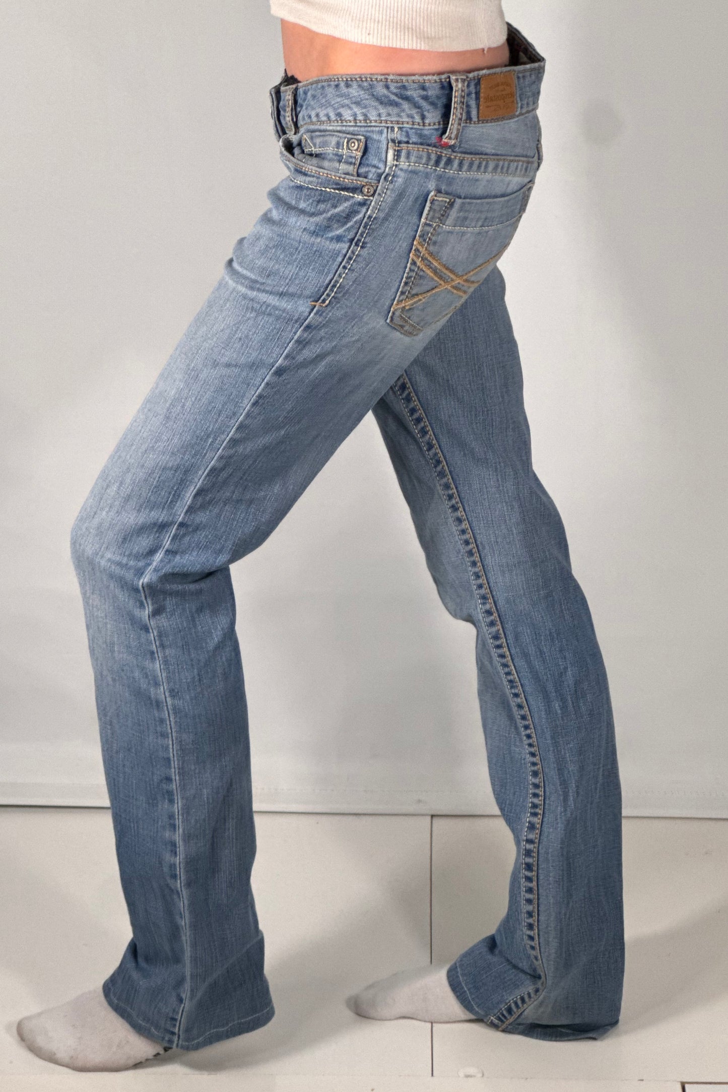 Lågmidjade jeans stl: S