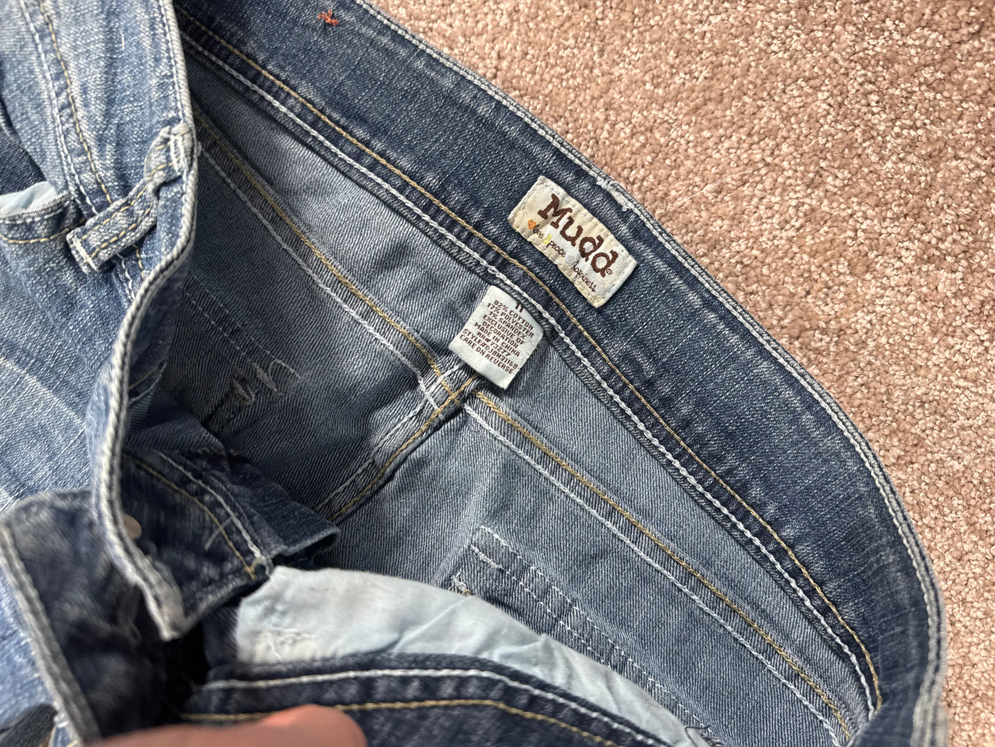 Lågmidjade jeans stl: M
