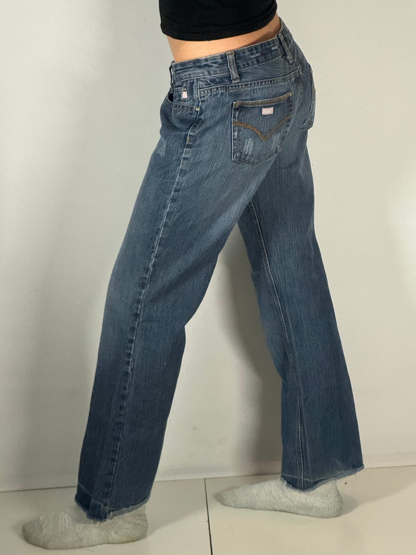 Lågmidjade jeans stl: S/M