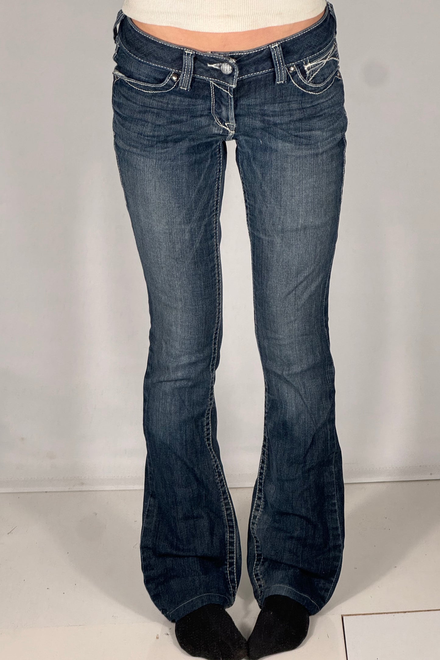 Lågmidjade jeans stl: S