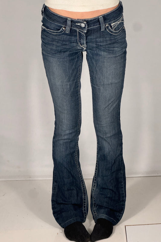 Lavtaljede jeans str: S