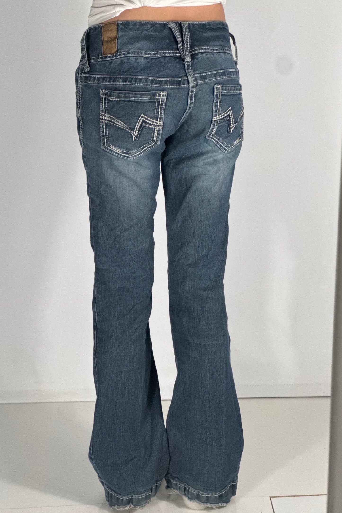 Lågmidjade jeans stl: S