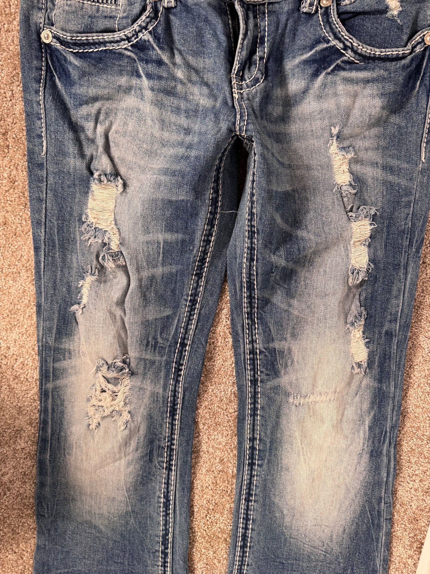 Lågmidjade jeans stl: M