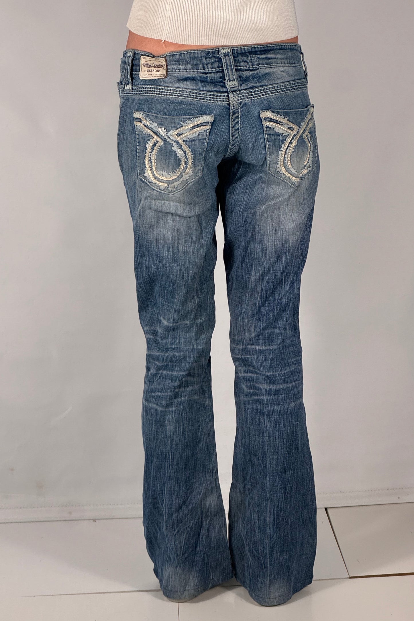 Lågmidjade jeans stl: S