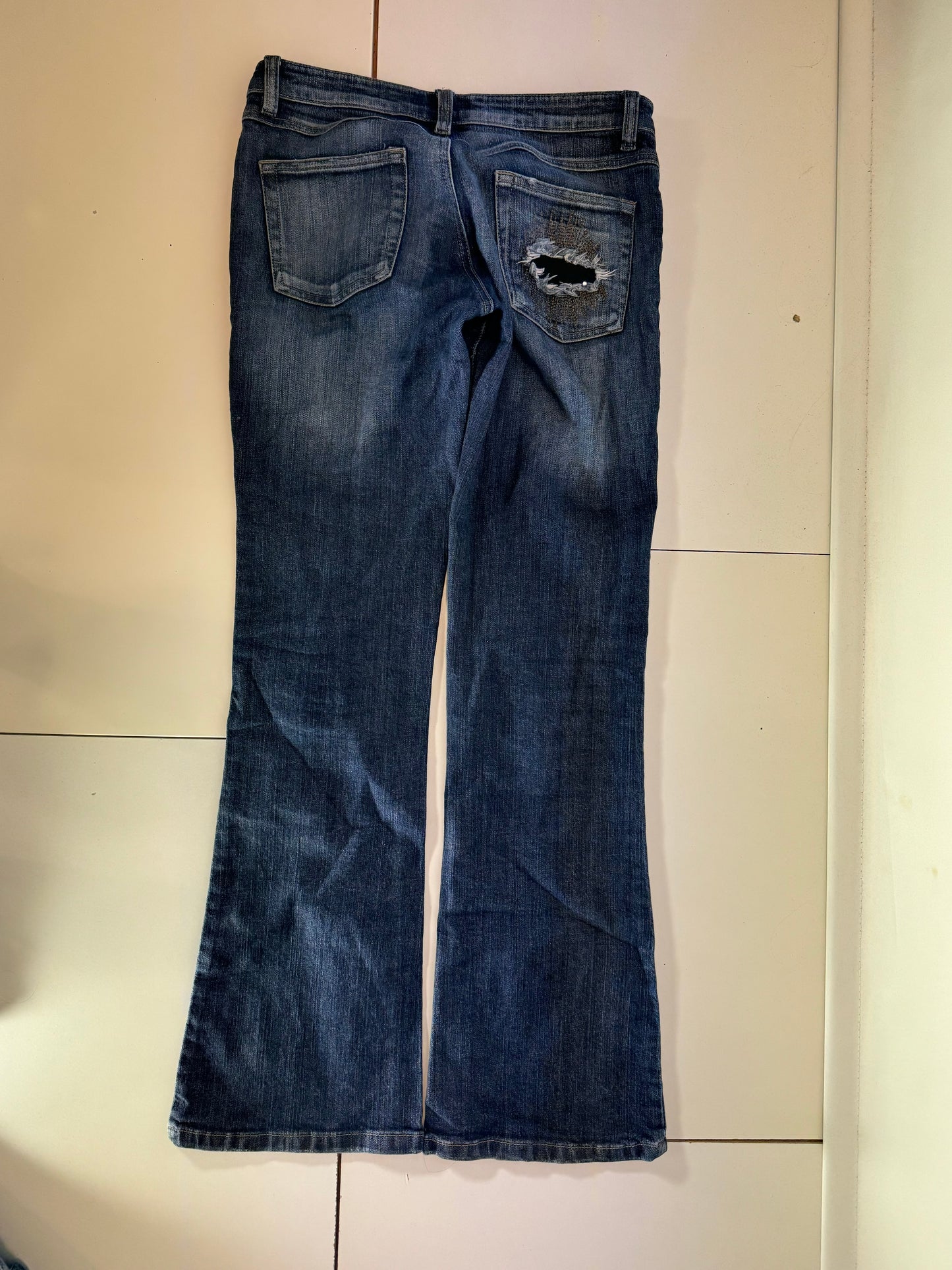 Lågmidjade jeans stl: S