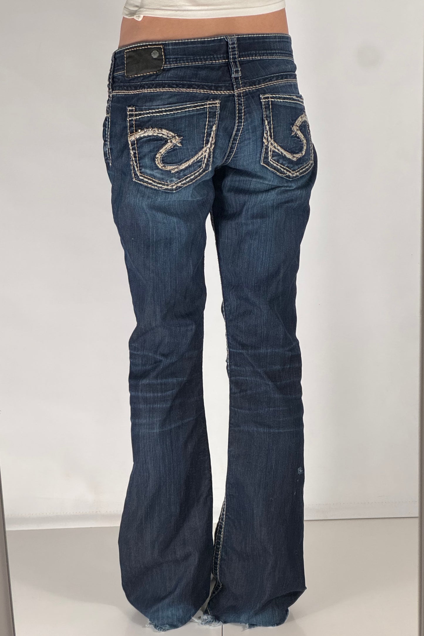 Lågmidjade jeans stl: S