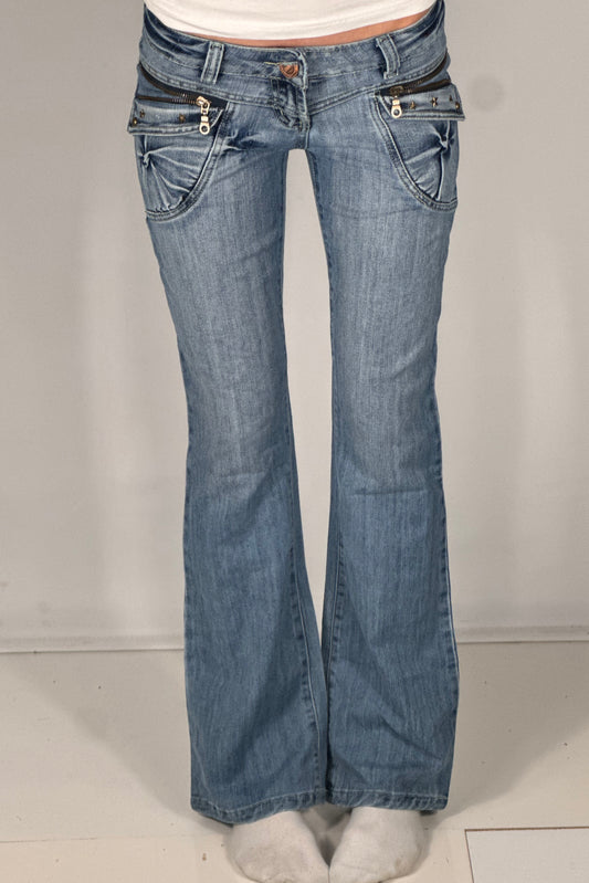Lågmidjade jeans stl: XS
