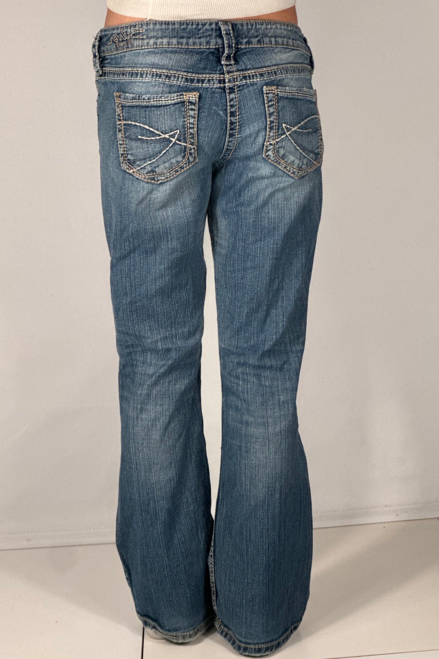 Lavtaljede jeans str: S