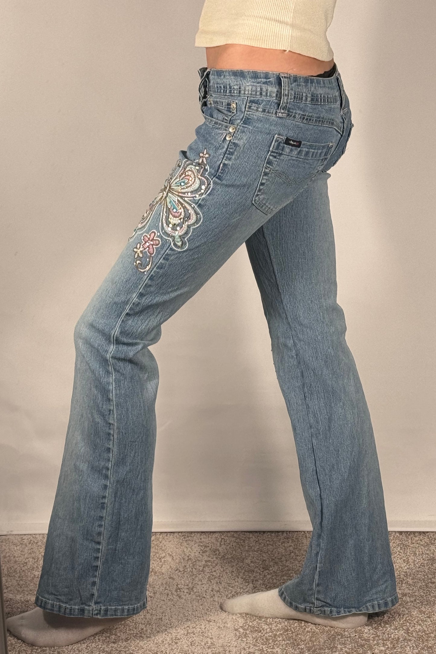 Lågmidjade jeans stl: XS