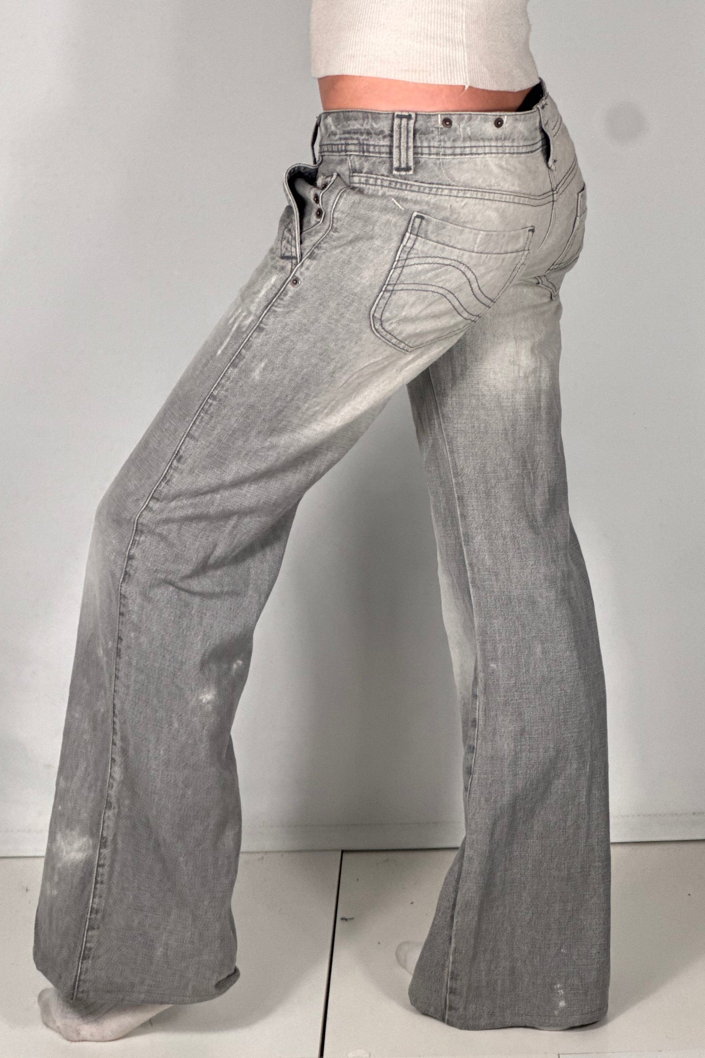 Lågmidjade jeans stl: S
