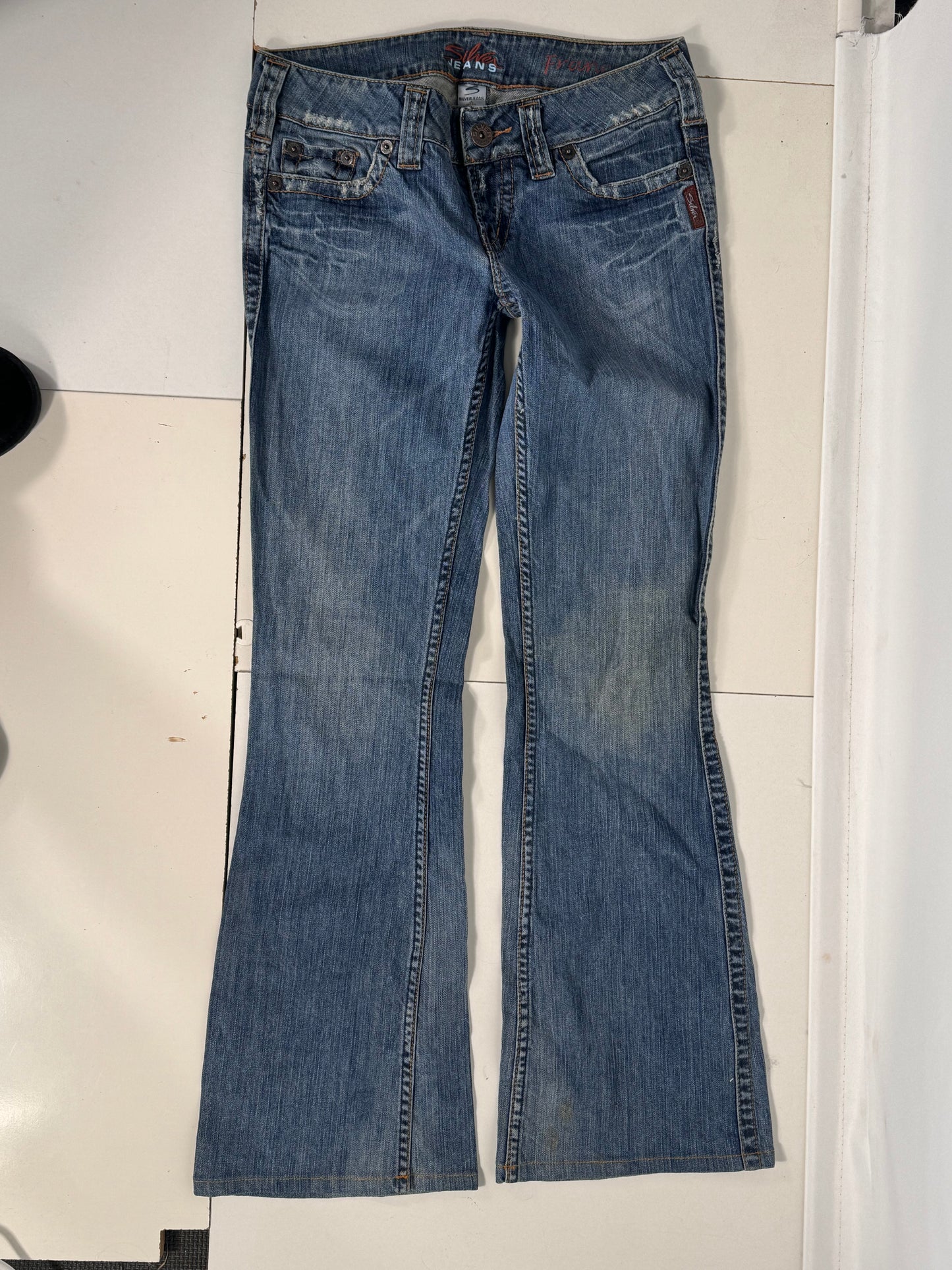 Lavtaljede jeans str: S